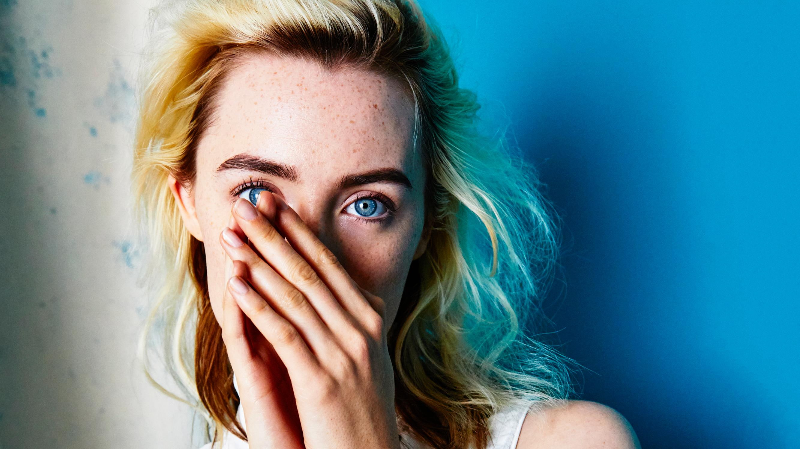 Saoirse Ronan, actress, women, blue eyes, portrait, young adult