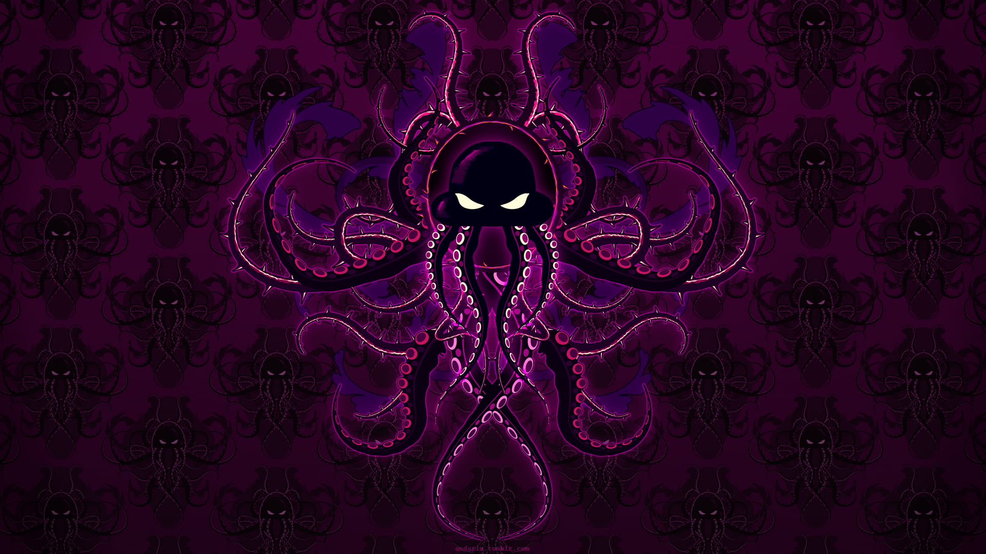 octopus, purple, artist, digital art, human body part, pattern