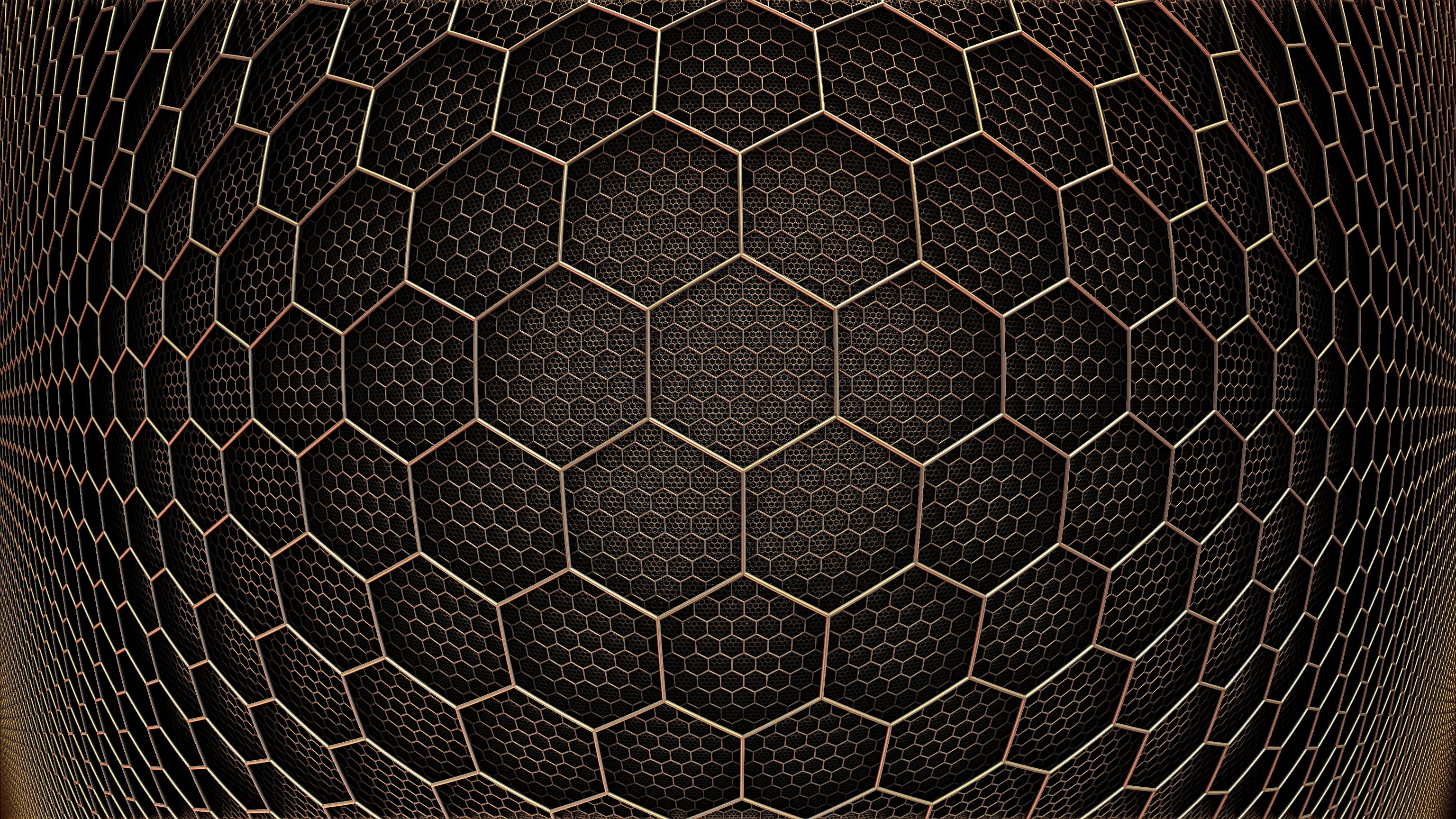 black and white area rug, abstract, hexagon, 3d design, backgrounds