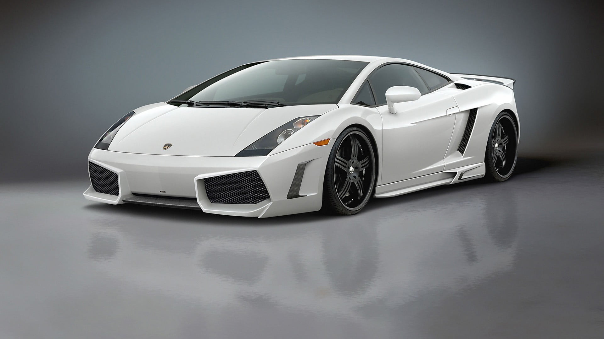 white and black BMW coupe, Lamborghini Gallardo, car, motor vehicle