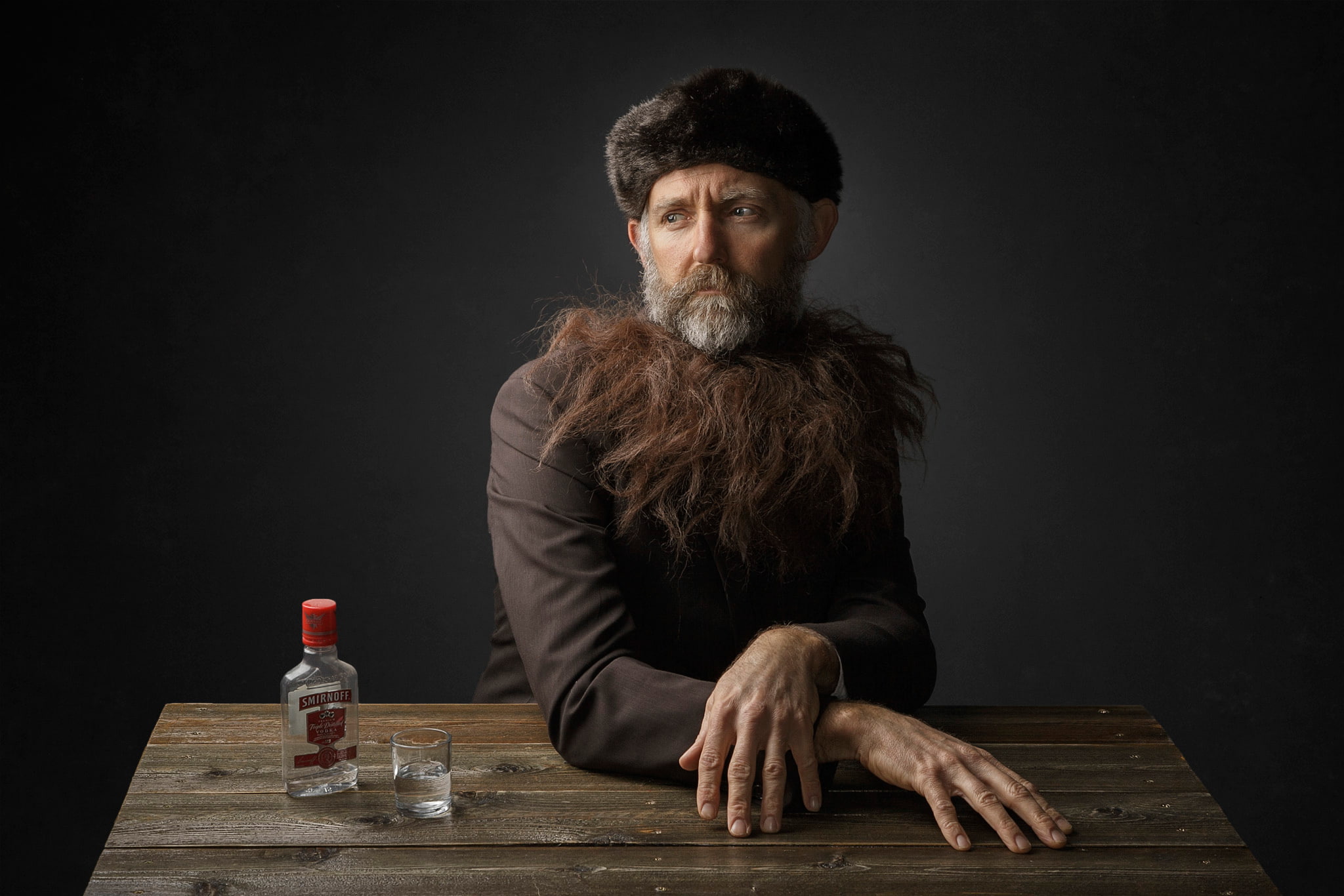 portrait, stack, vodka, Studio, Fred Pagles