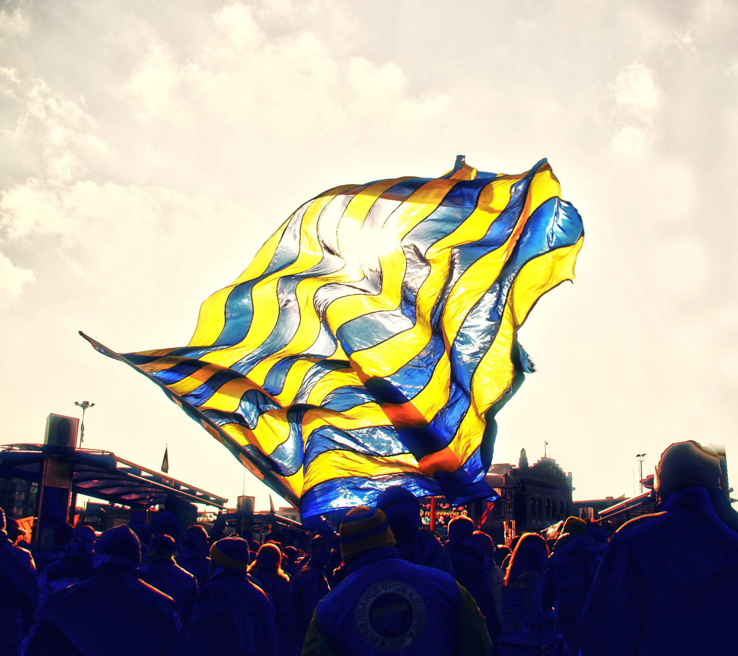 Fenerbahçe, Turkey, Republic of Turkey, flag, Arma, Champions League