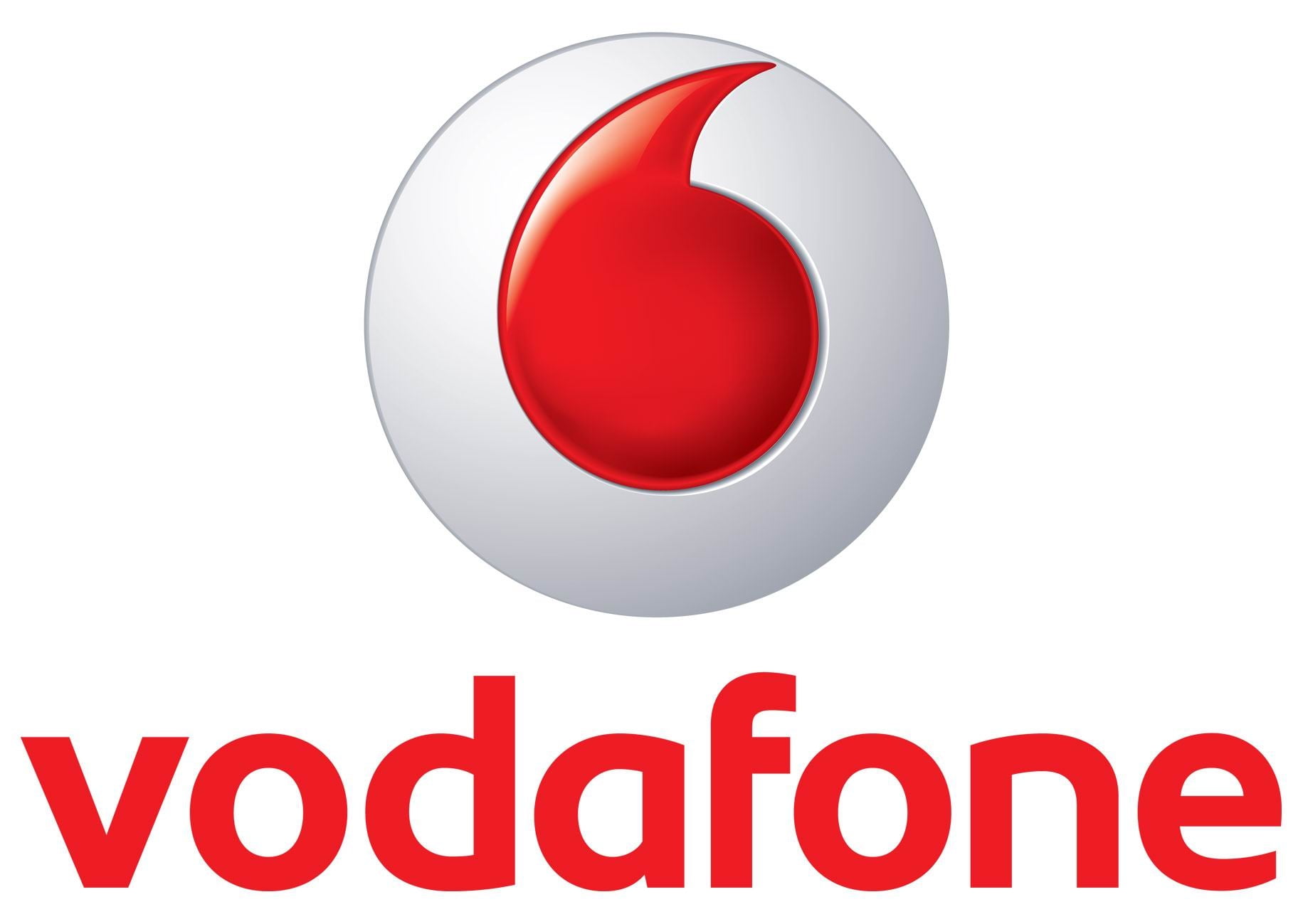 Vodafone logo, telecommunications company, background, character