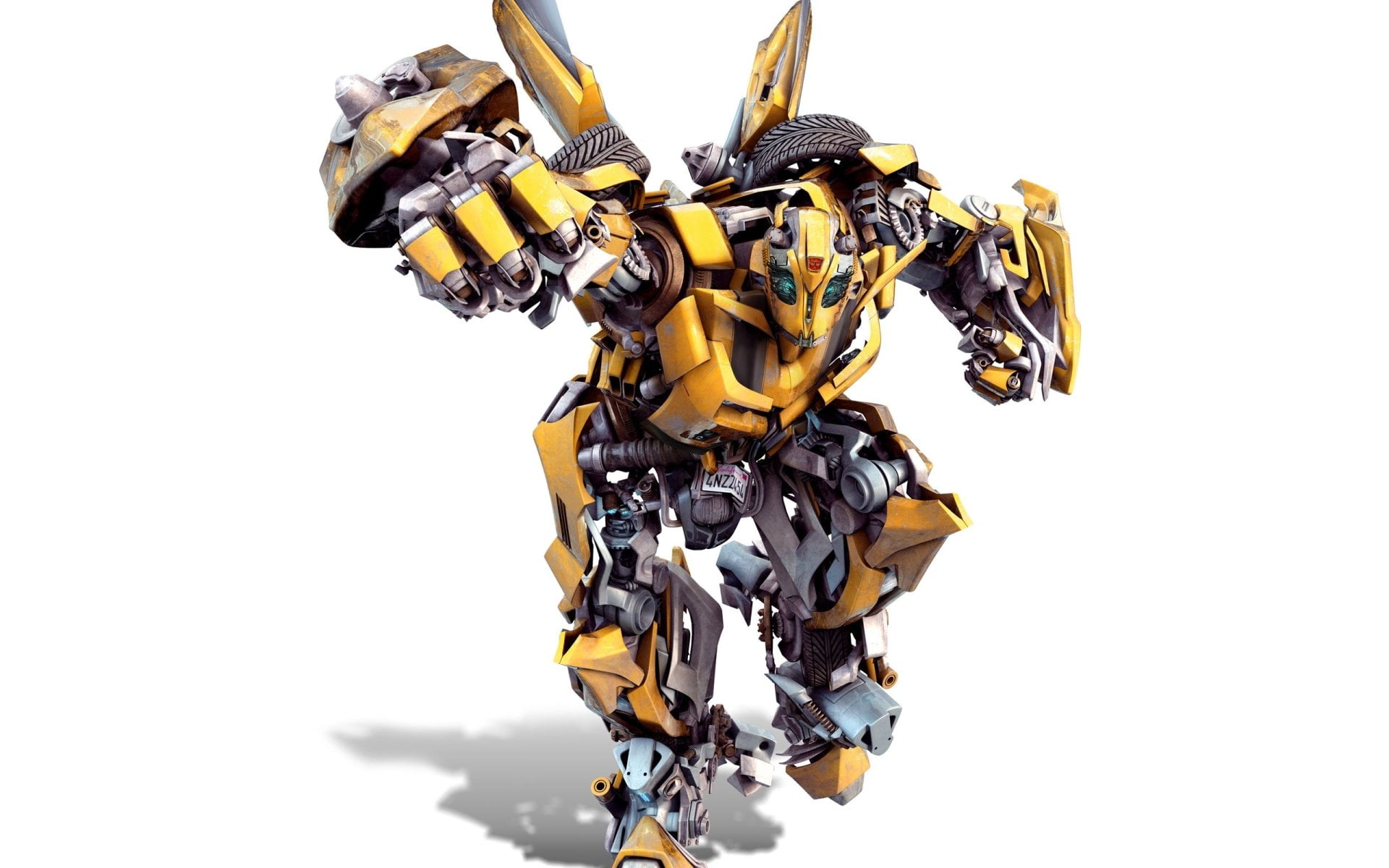 Transformers Bumble wallpaper, Bumblebee (Transformers), white background