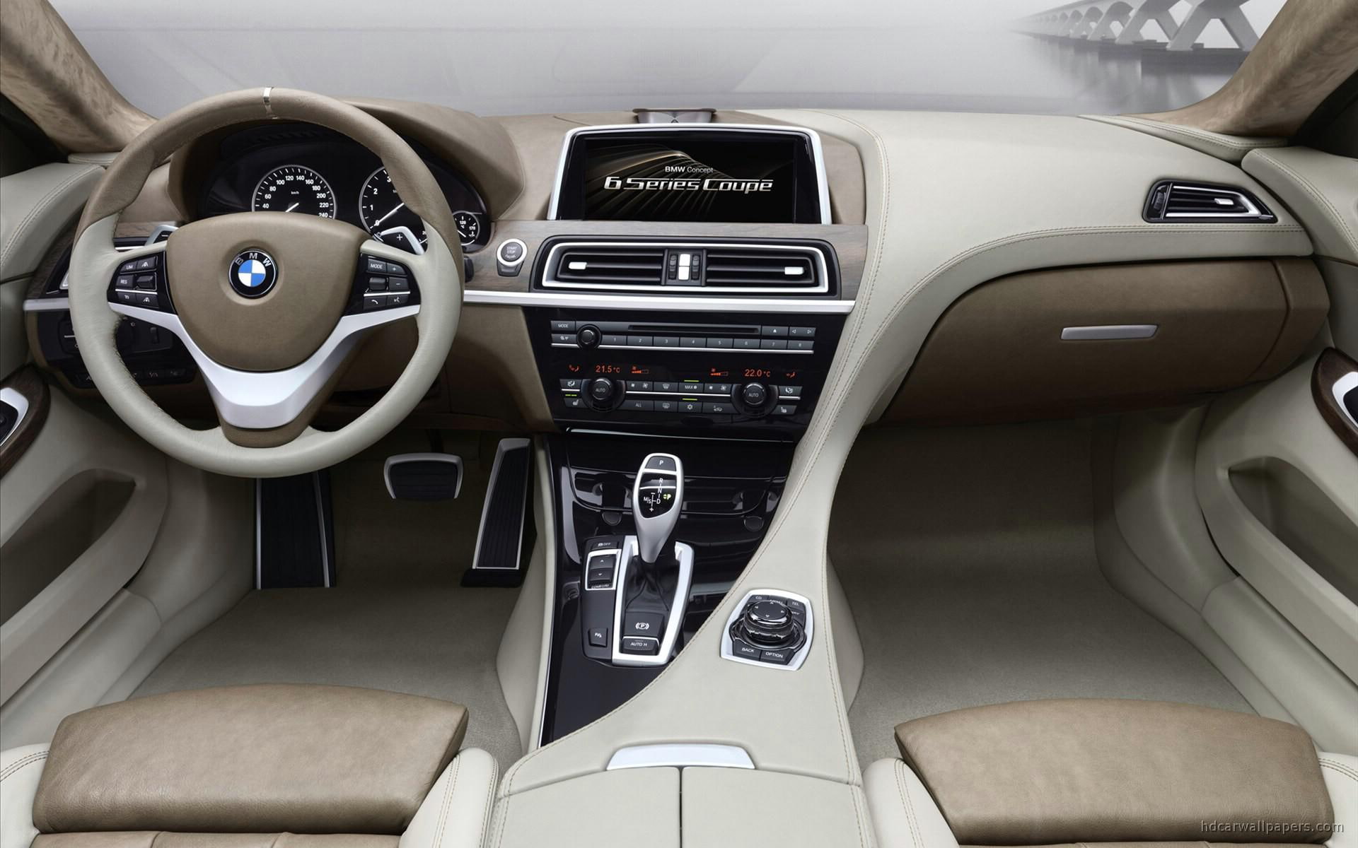 2010 BMW 6 Series Concept Interior, gray-and-white bmw dashboard