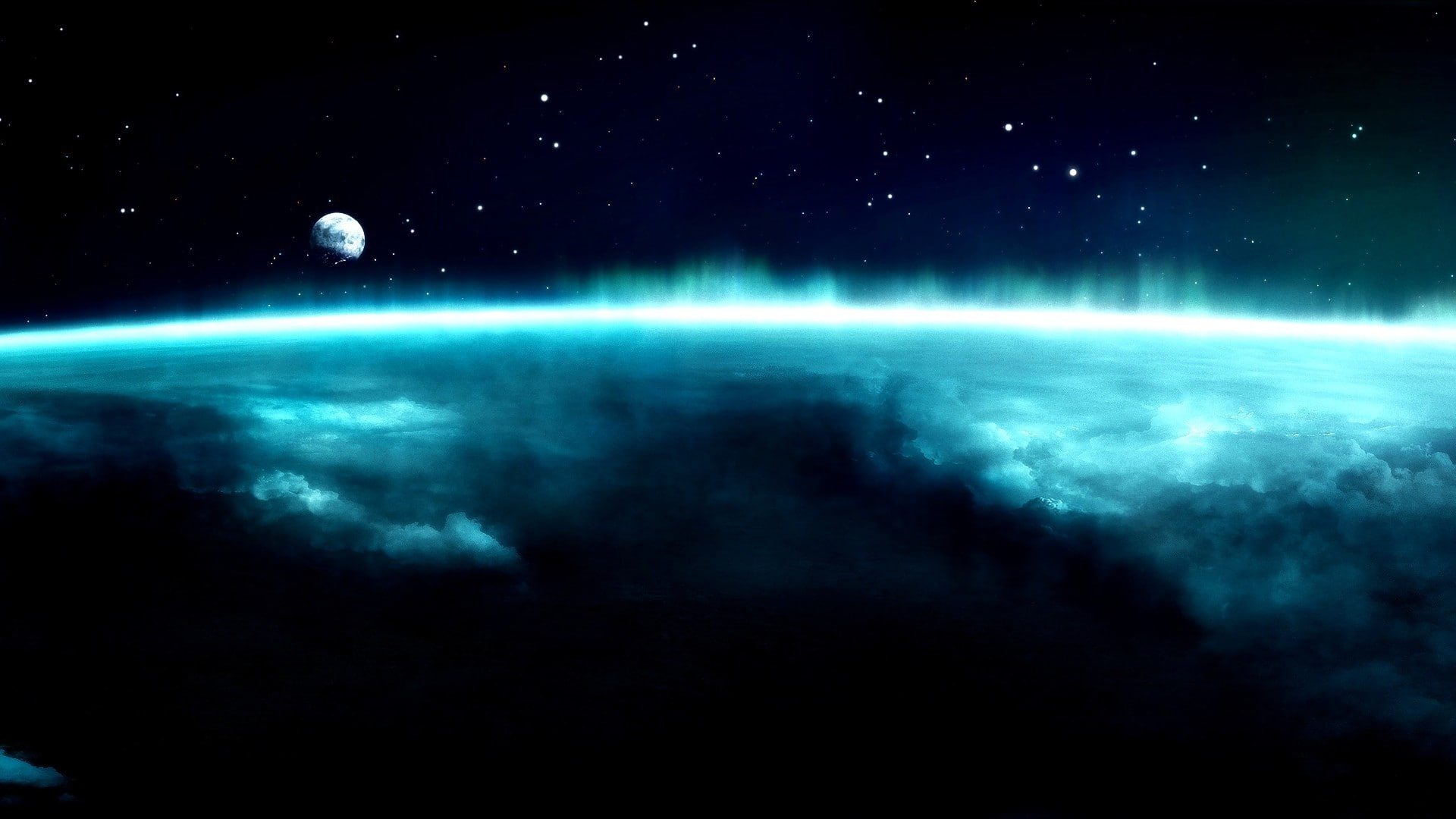 clouds, outer, planets, space