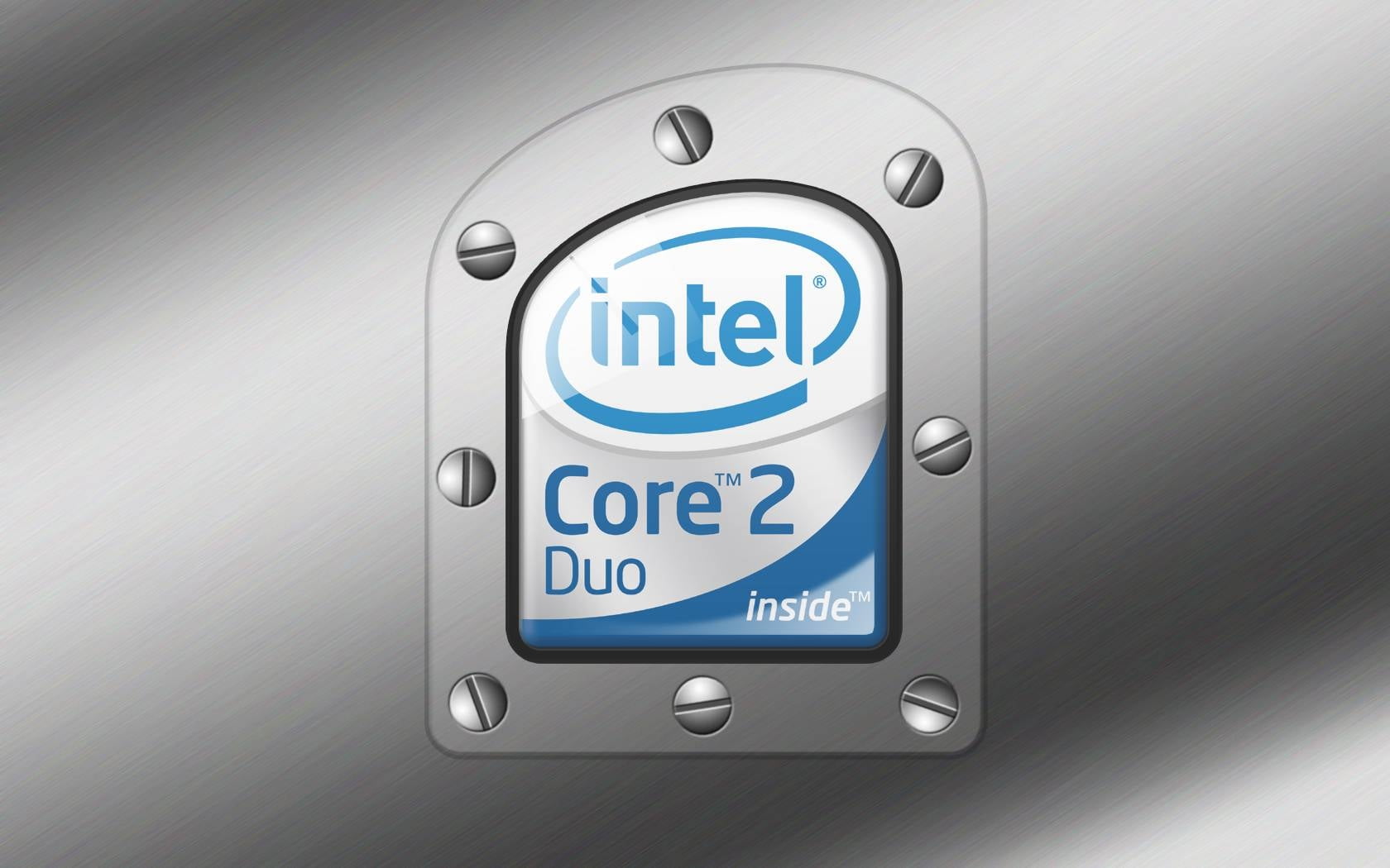 New Intel Core 2, Intel Core Duo 2 icon, Computers, logo, communication