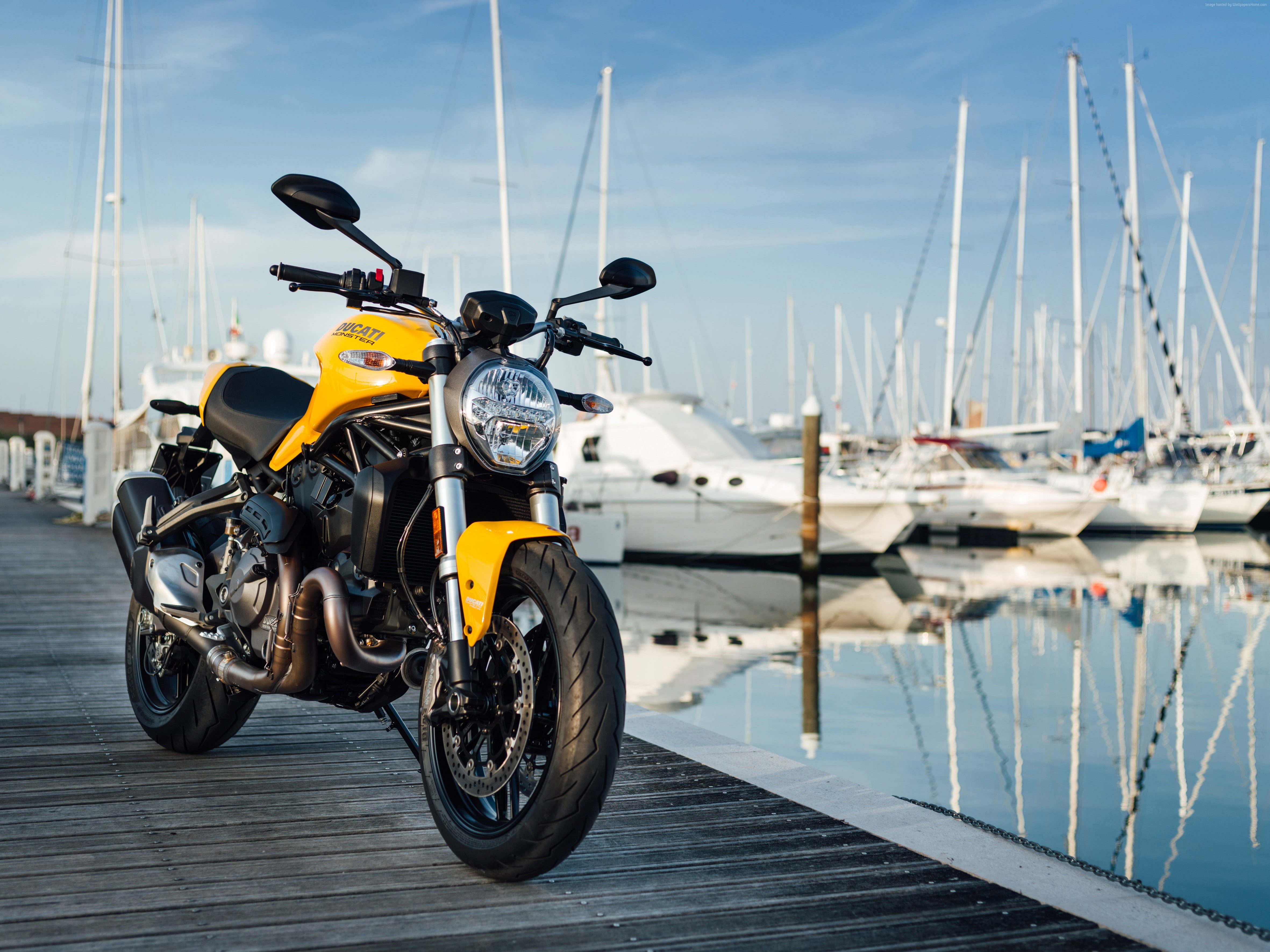 2018 Bikes, 4K, Ducati Monster 821, transportation, mode of transportation