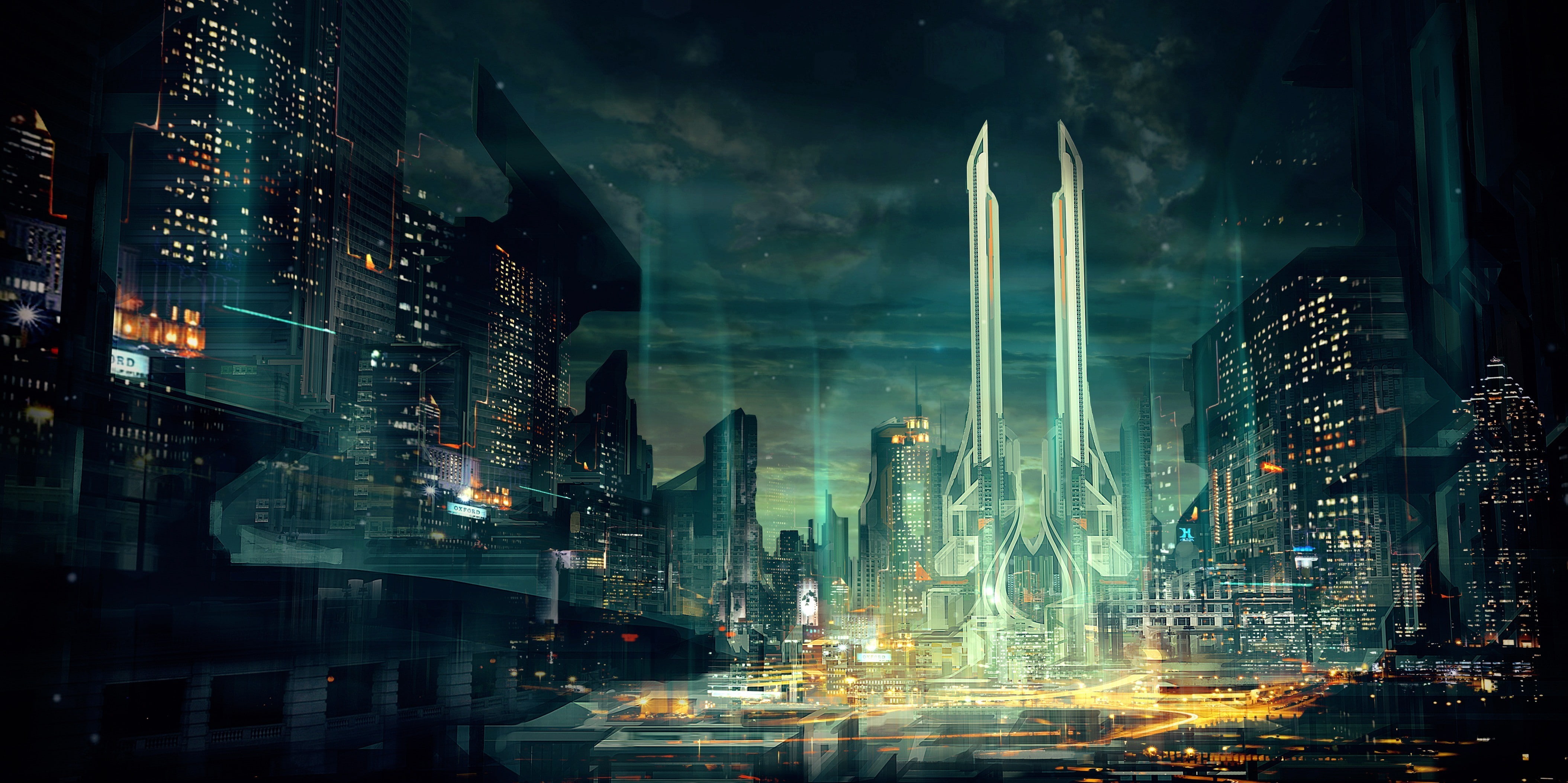 futuristic, artwork