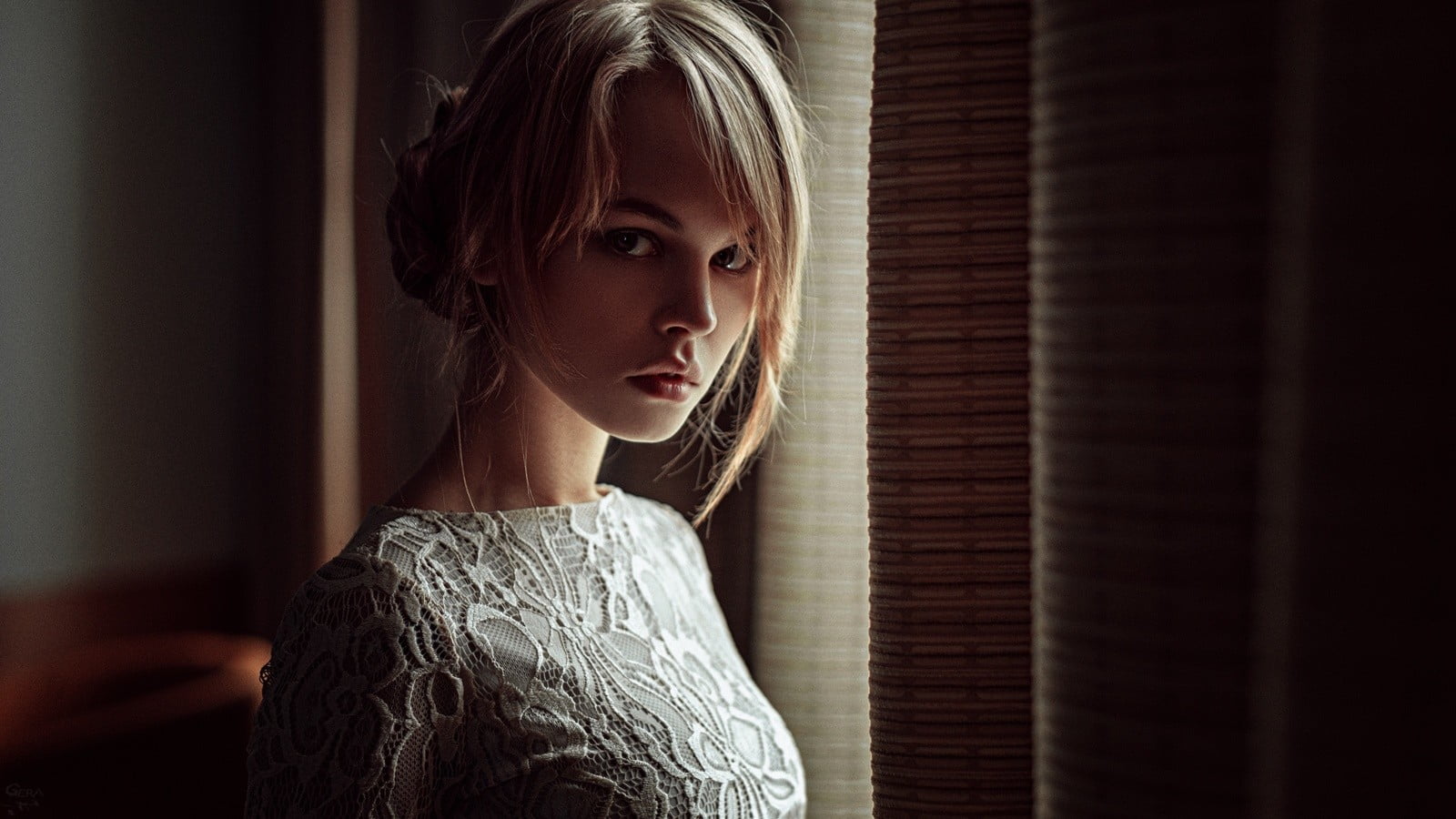 Free Download Hd Wallpaper Women S Gray Top Georgy Chernyadyev Anastasia Scheglova Model