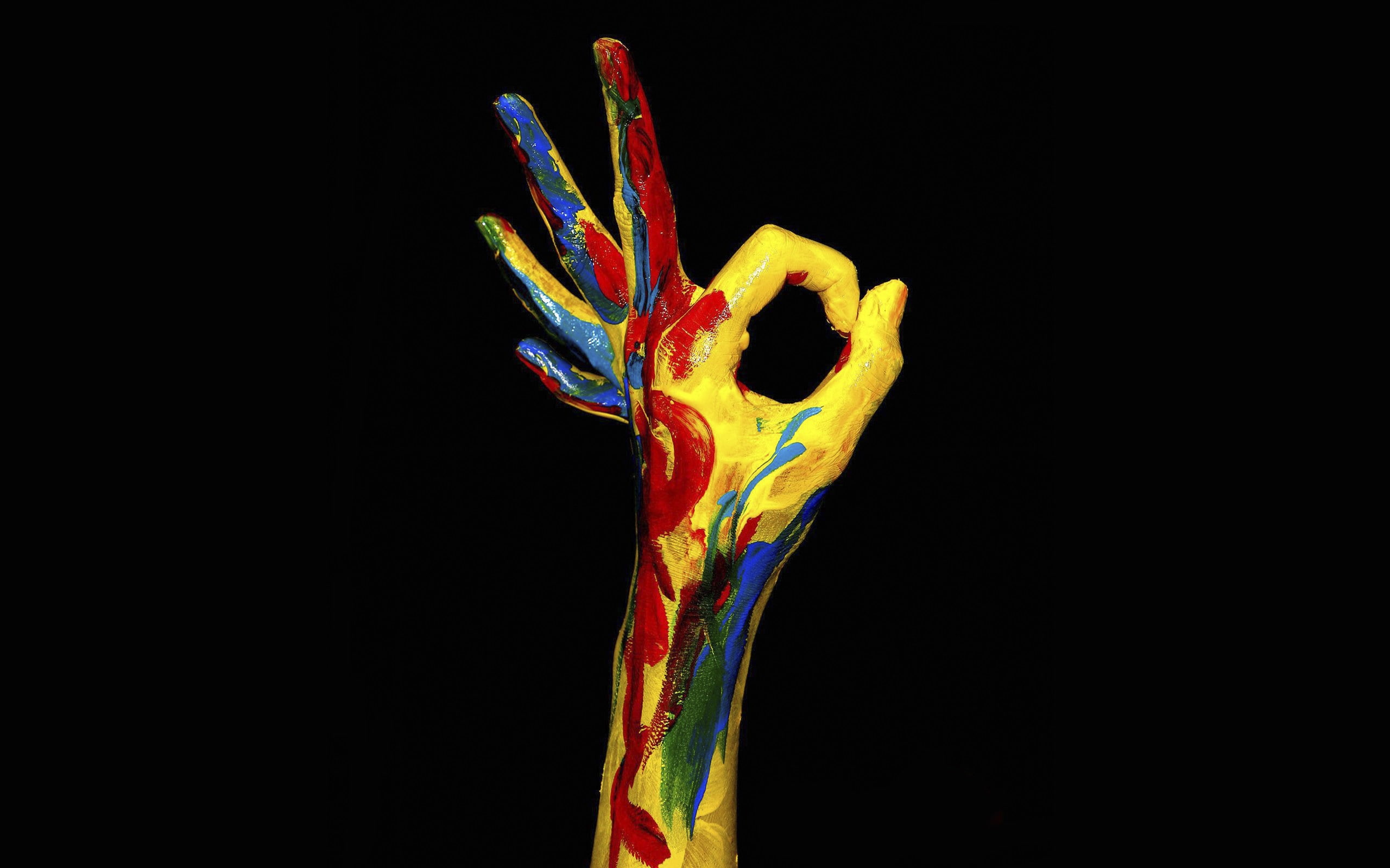 hands, multicolor