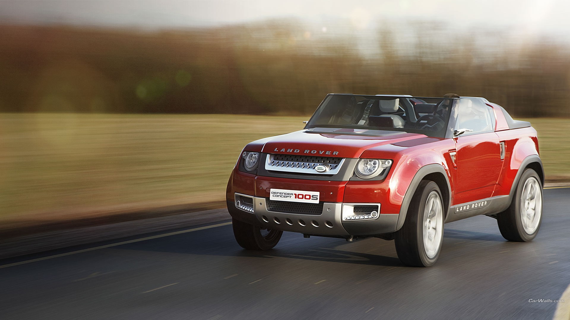 Concept Cars, Land Rover DC100, Red Cars