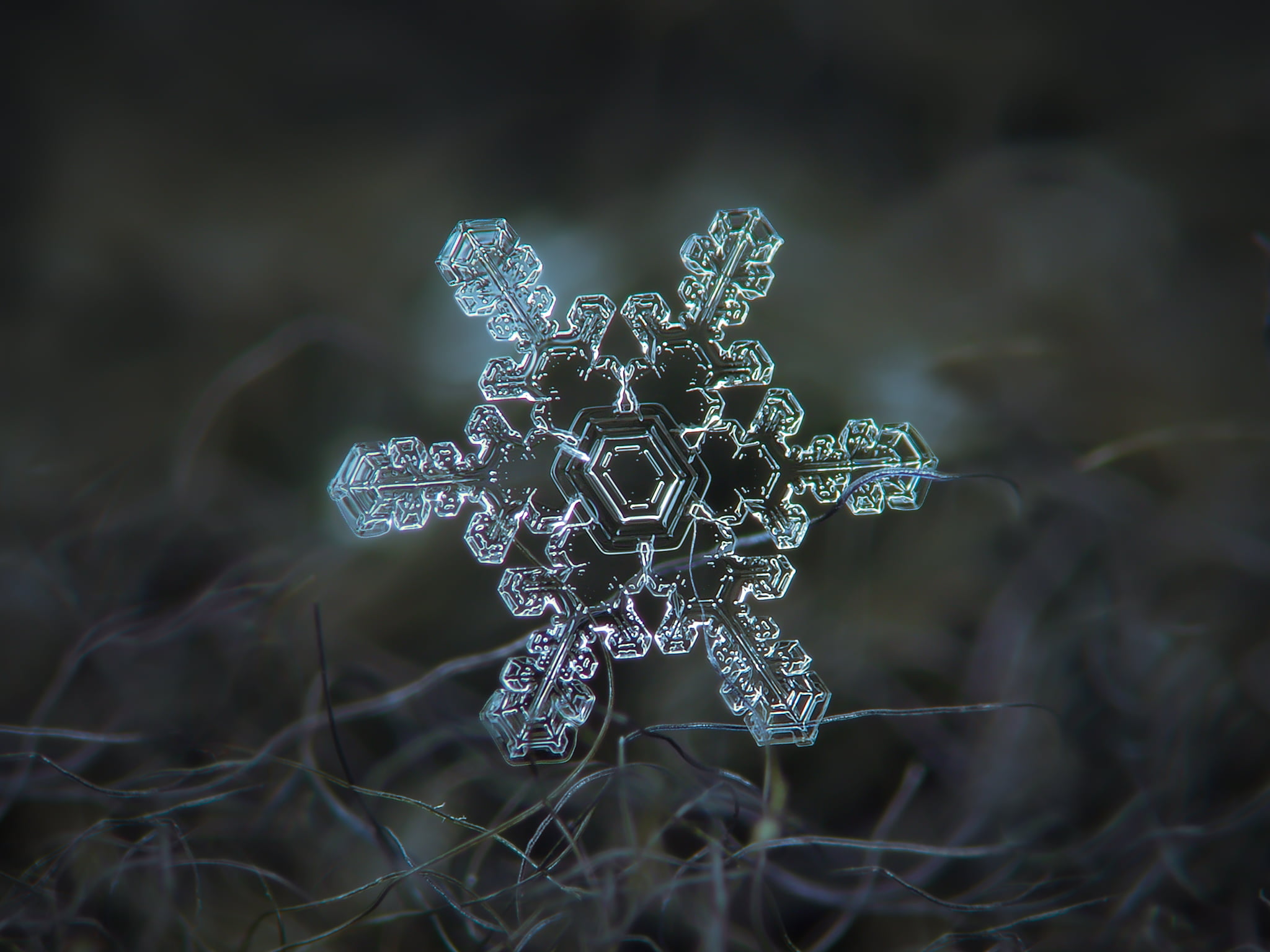photography of crustal snowflake, Real, Slight, asymmetry, explore