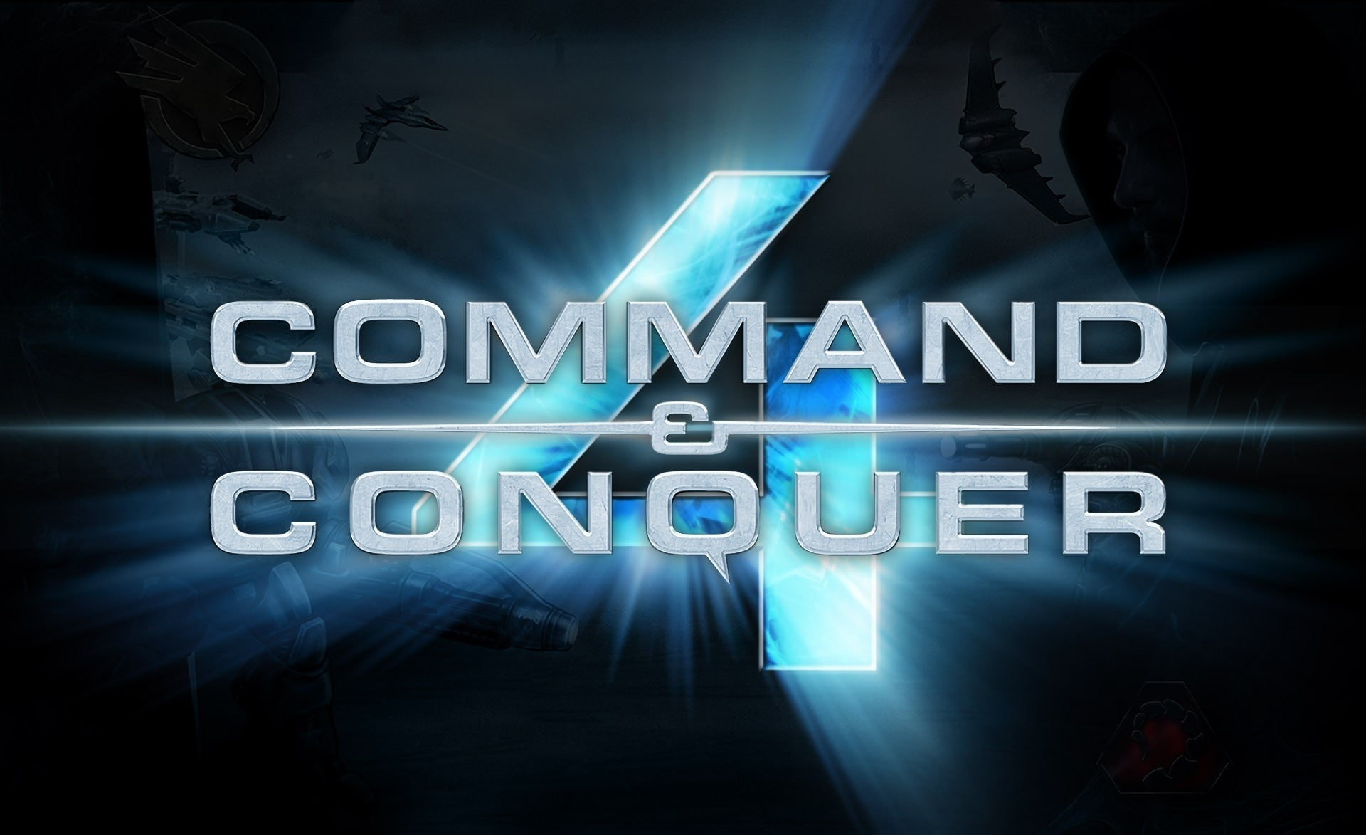 CnC4 Main Logo, Command And Conquer, Tiberium Wars, illuminated