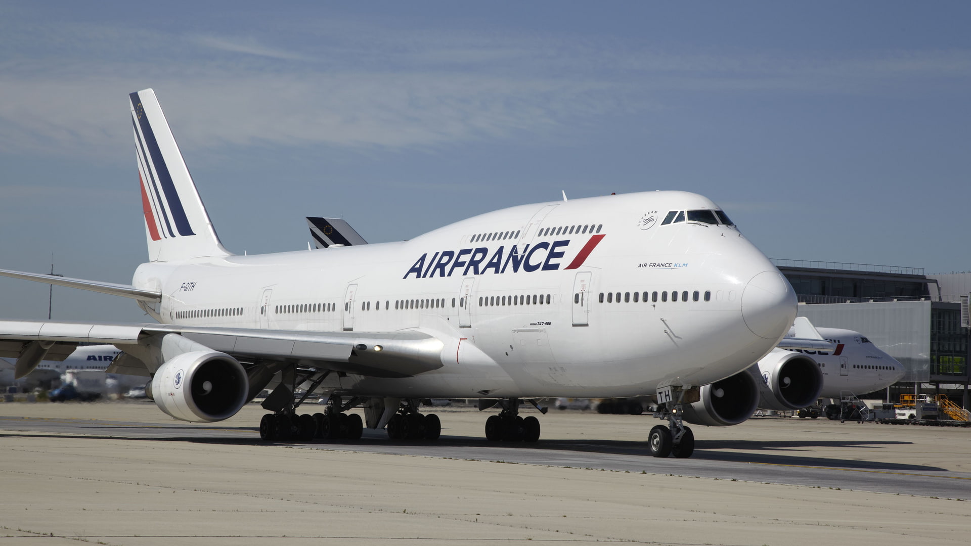 Airport, Boeing, 747, The plane, Passenger, 400, AirFrance