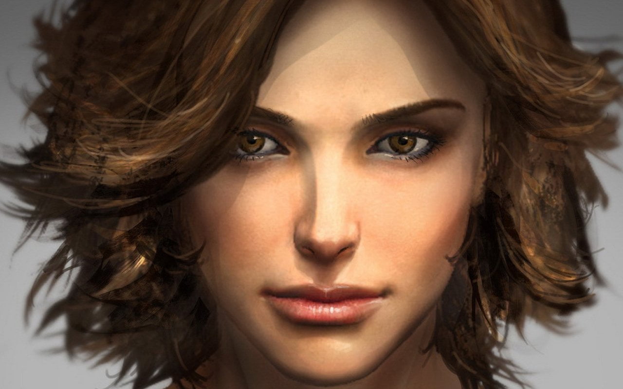 woman face 3D artwork, Prince Of Persia, portrait, young adult