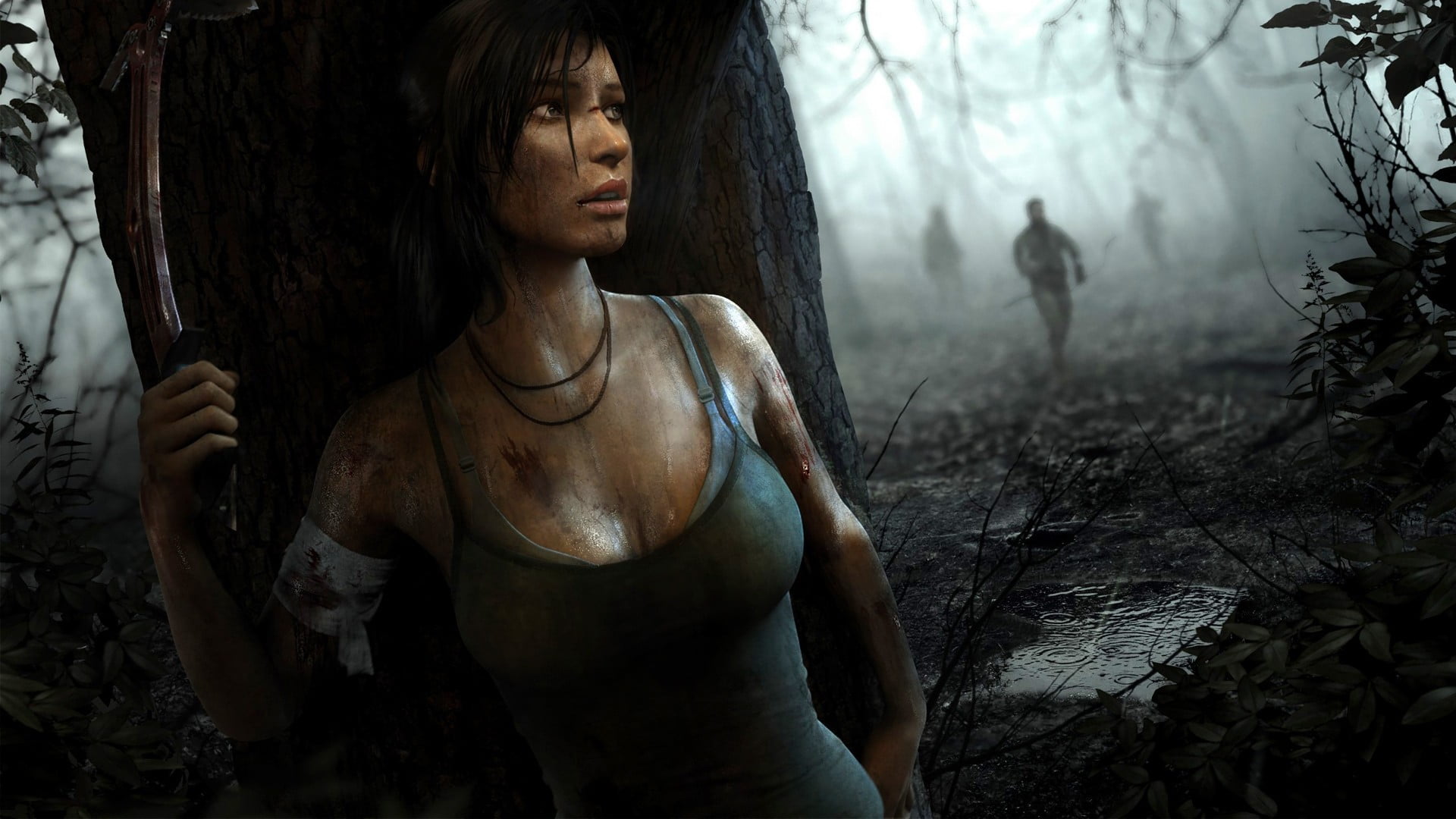 Free Download Hd Wallpaper Untitled Lara Croft Rise Of The Tomb Raider One Person Tree 