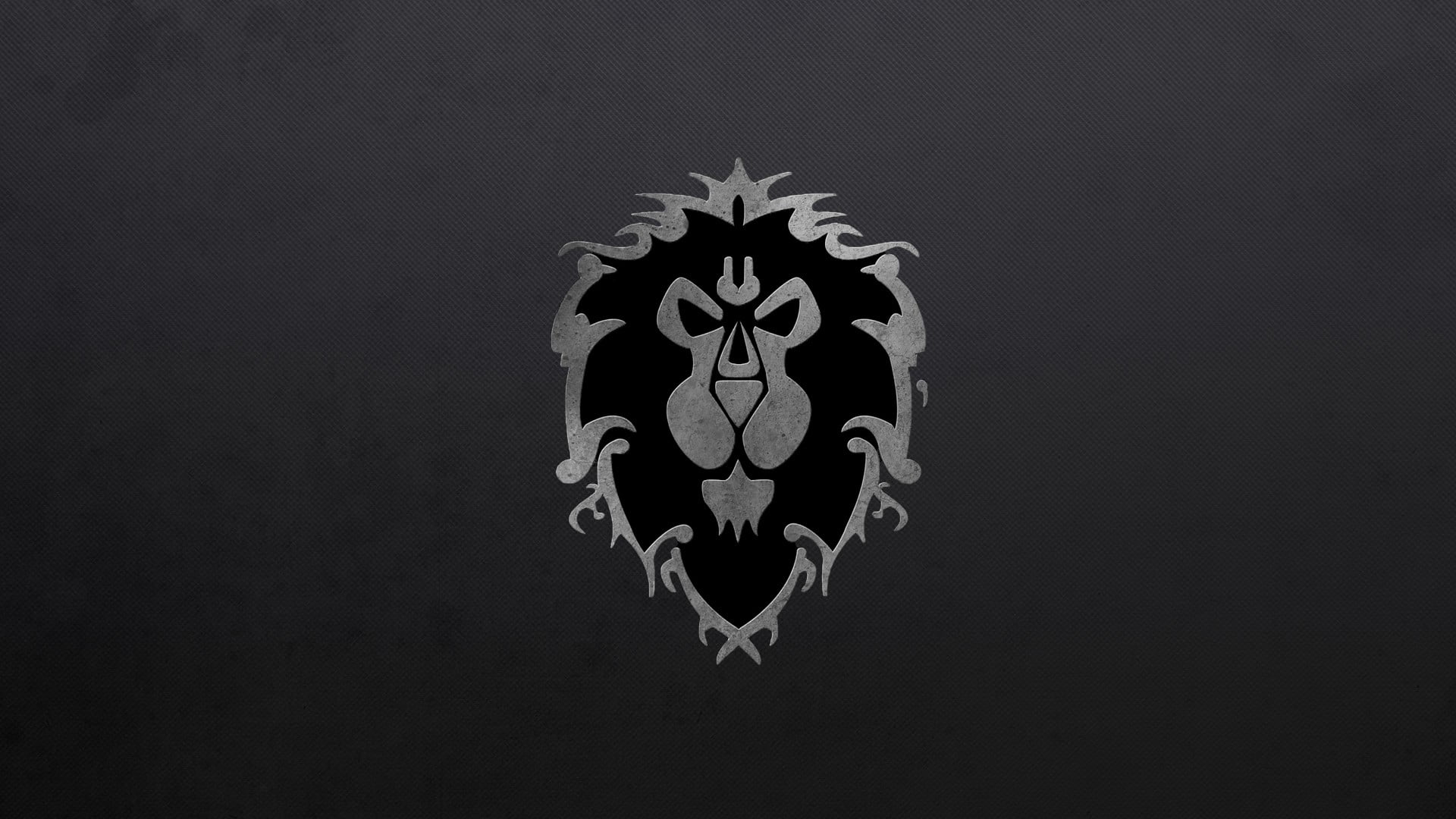 black and gray gorilla logo, World of Warcraft, video games, art and craft