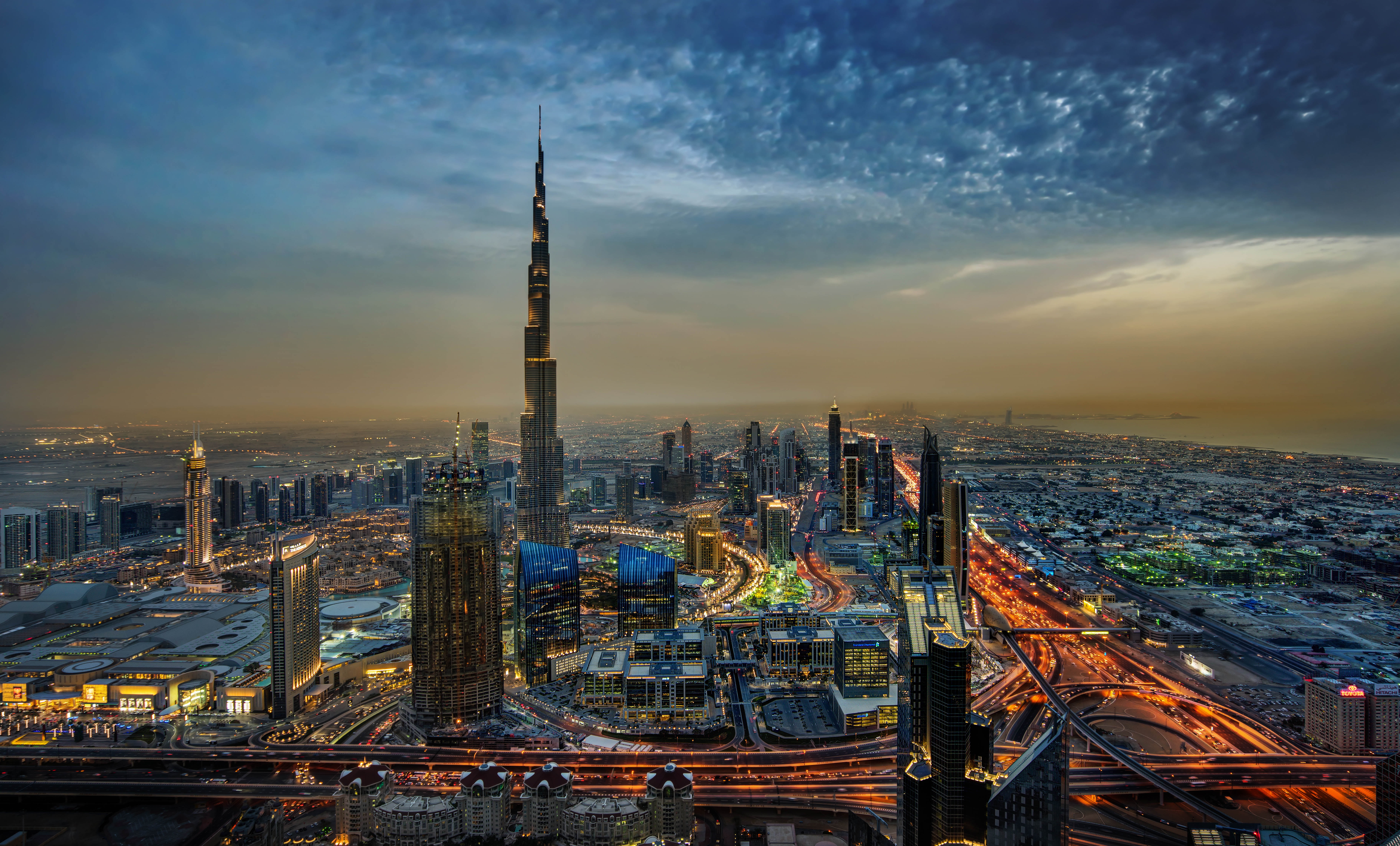 Birch Khalifa, Dubai, uae, dubai, uae, com, tower, night, asia