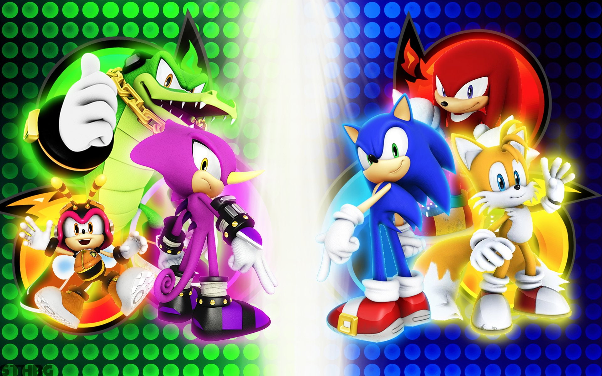 Sonic, Sonic Heroes, Knuckles the Echidna, Miles 