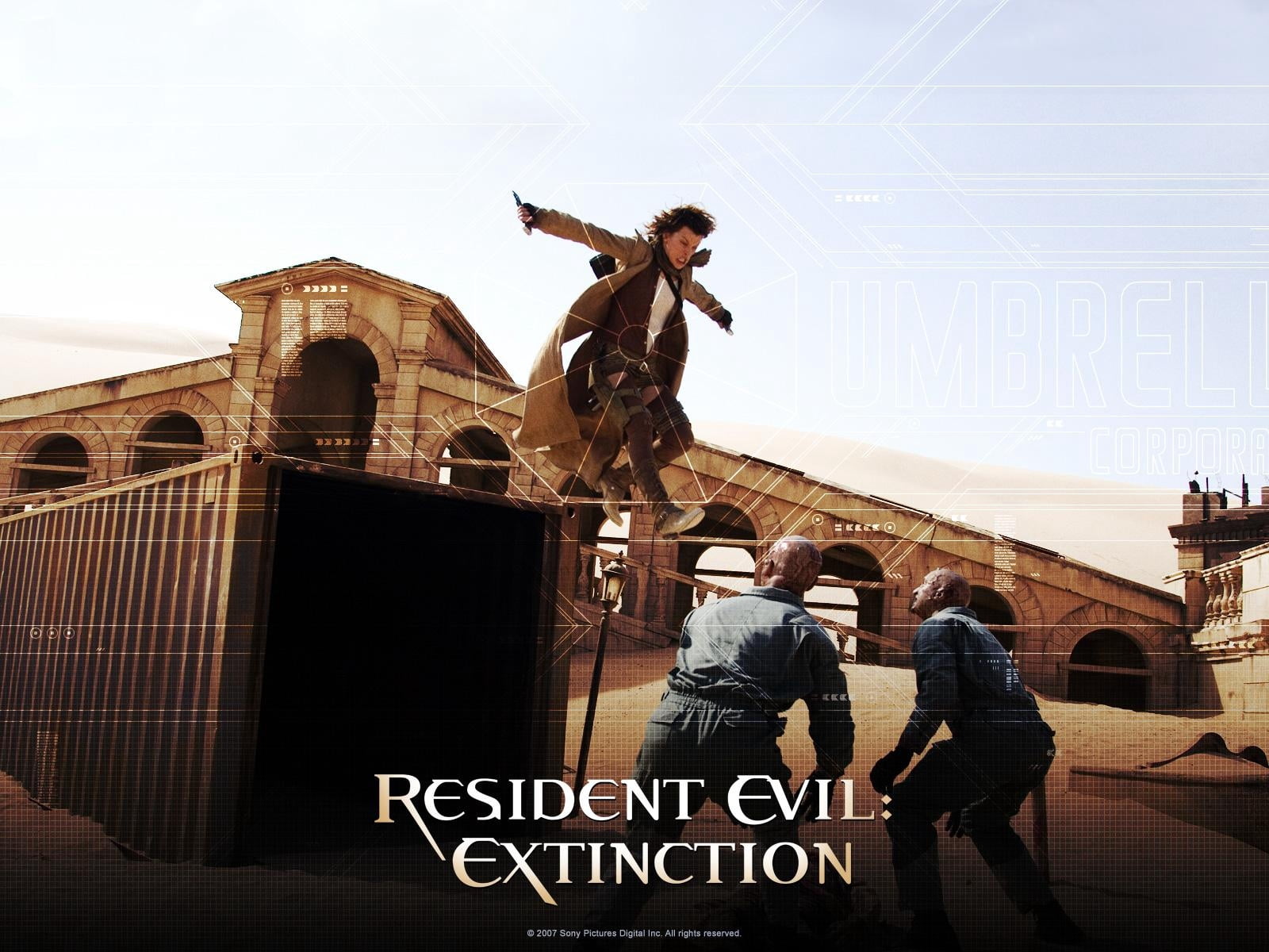 Resident Evil Extinction wallpaper, milla jovovich, movie, female celebrity