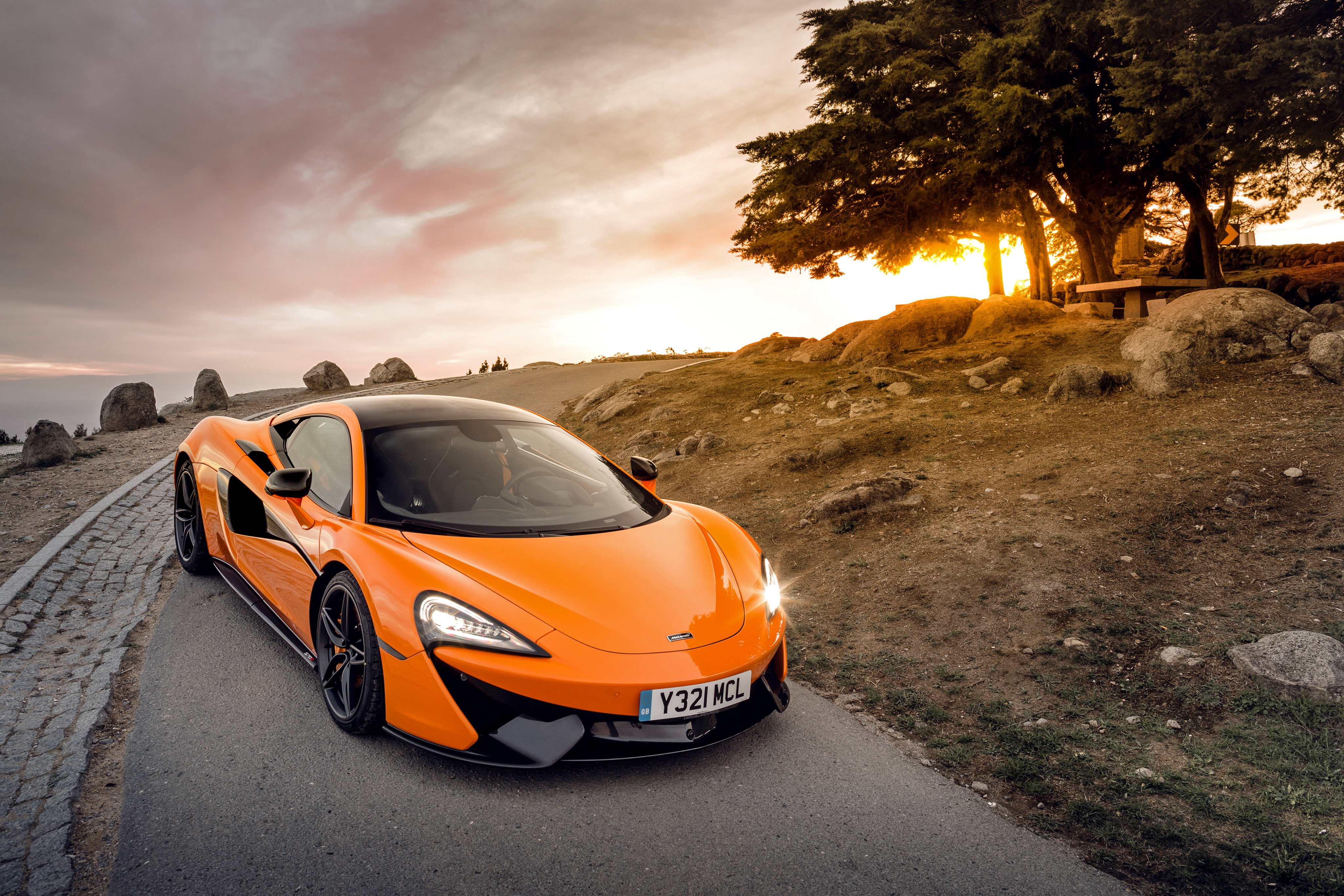 McLaren, McLaren 570S, Car, Orange Car, Supercar, Vehicle