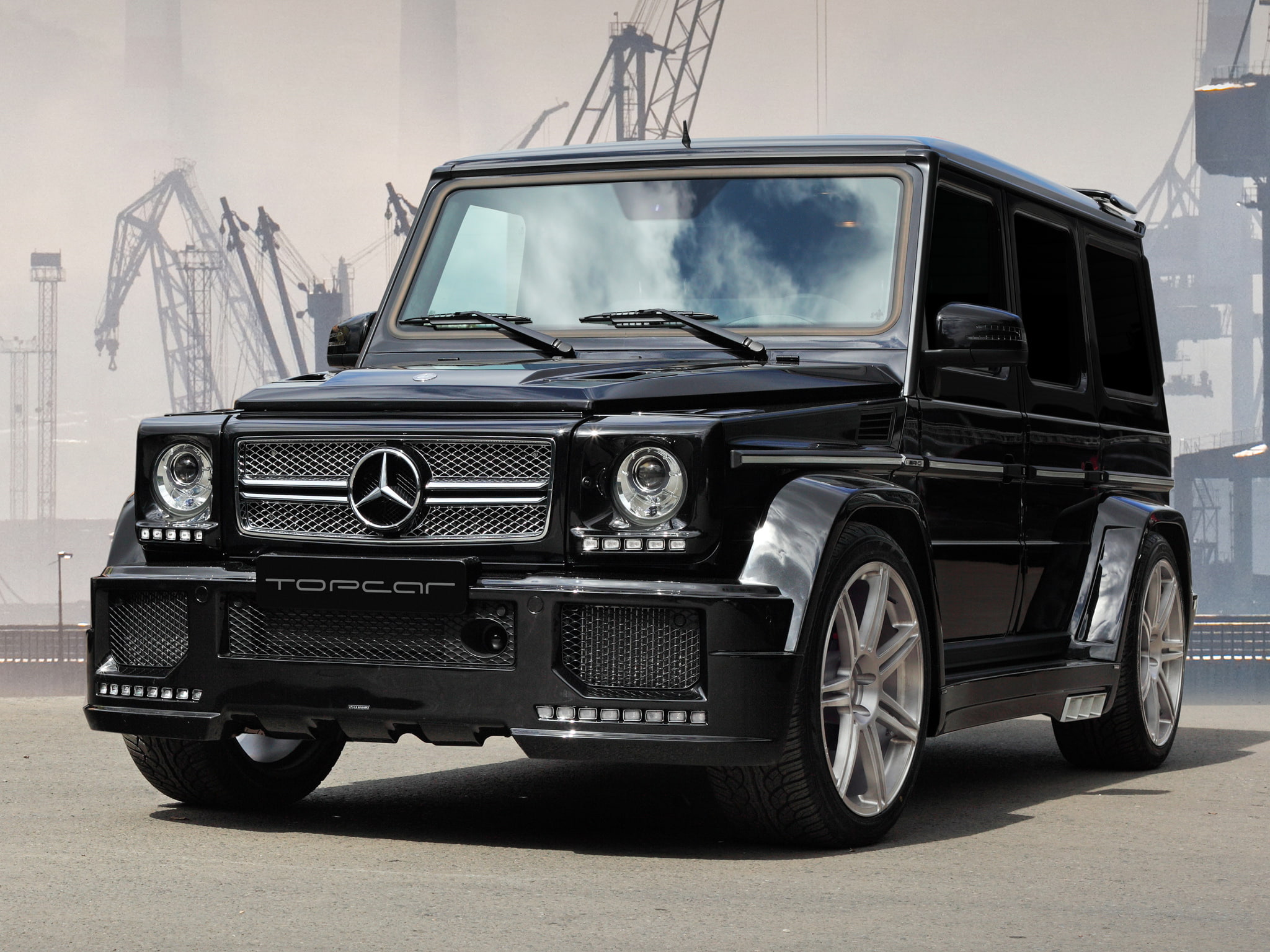 black Mercedes-Benz SUV, Hamann, AMG, SPYRIDON, G 63, car, land Vehicle