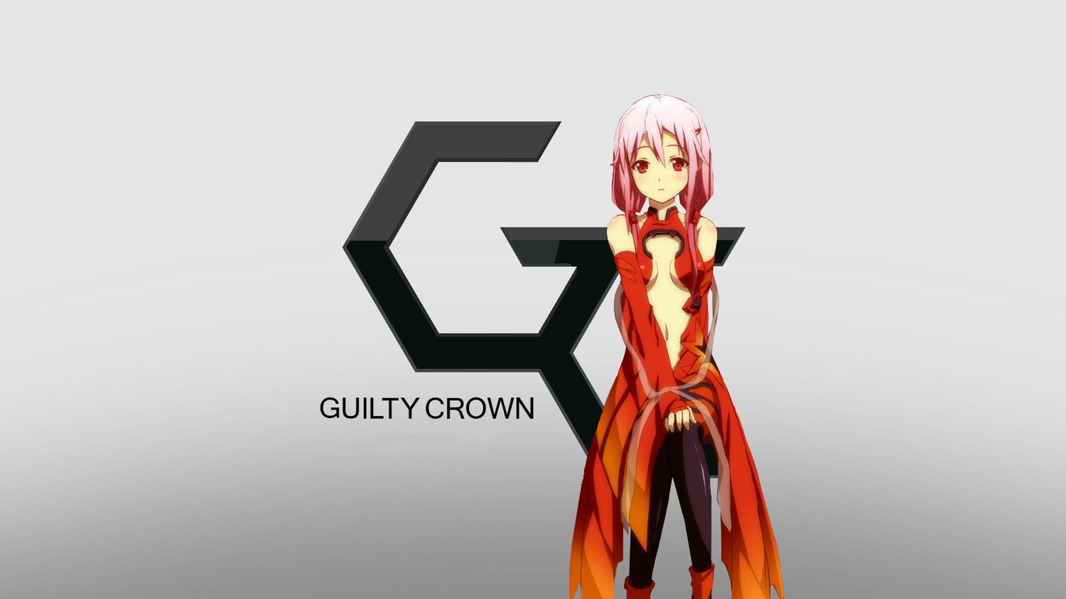Guilty Crown, Yuzuriha Inori, communication, one person, studio shot