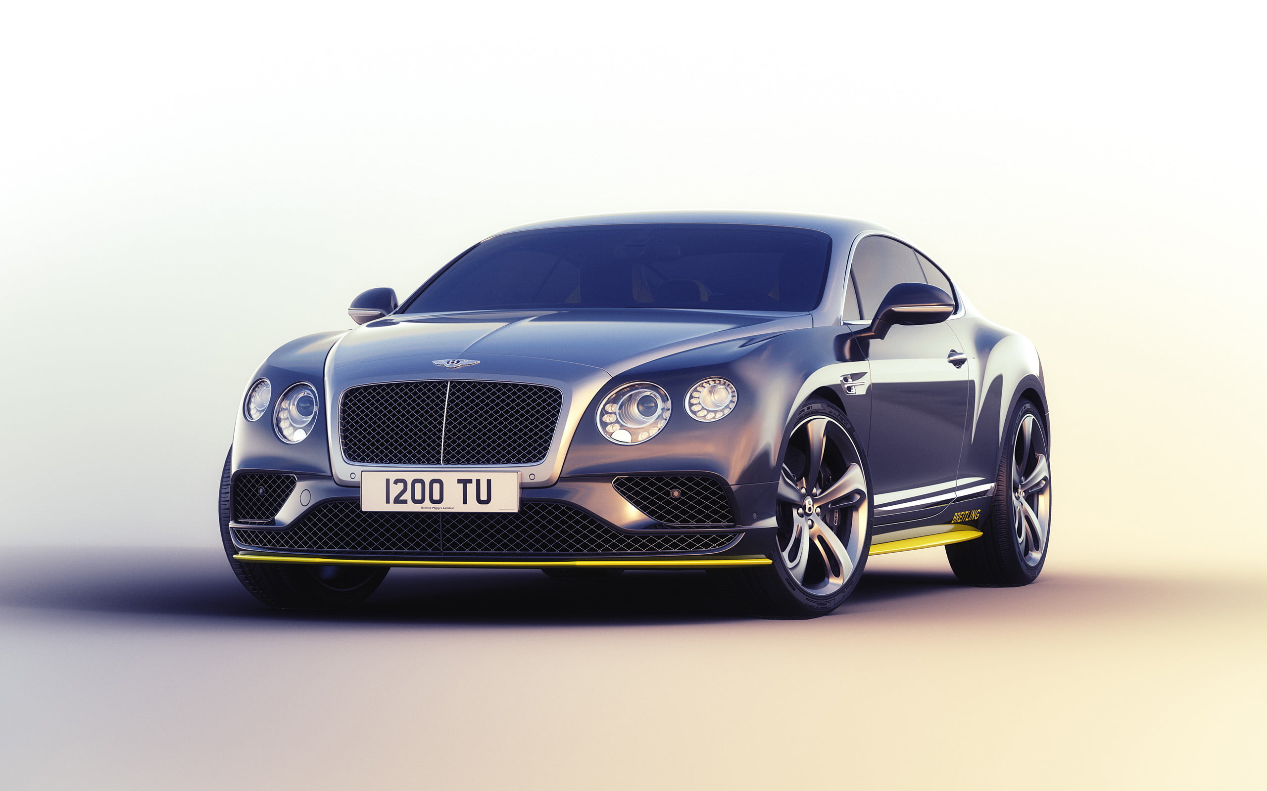 gray Bentley Continental GT Coupe, Speed, 2016, Breitling Jet Team Series