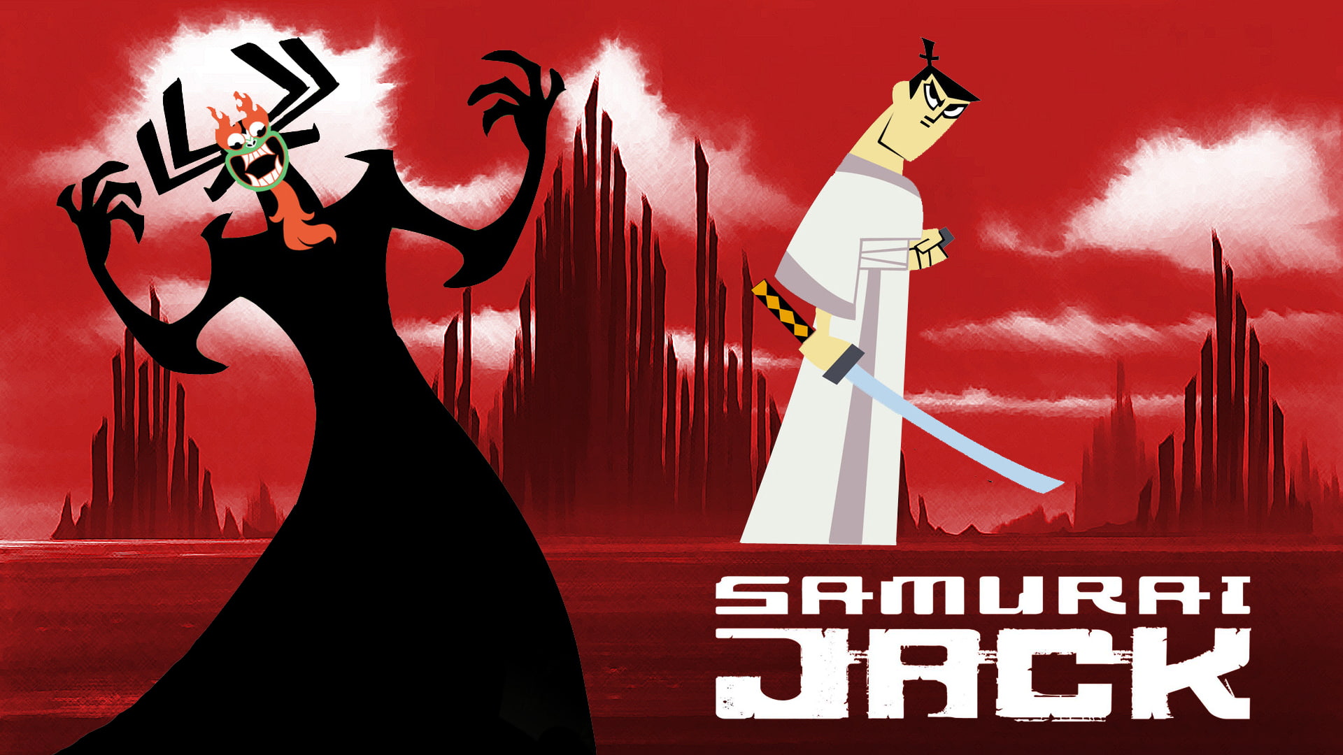 Samurai Jack Red HD, cartoon/comic