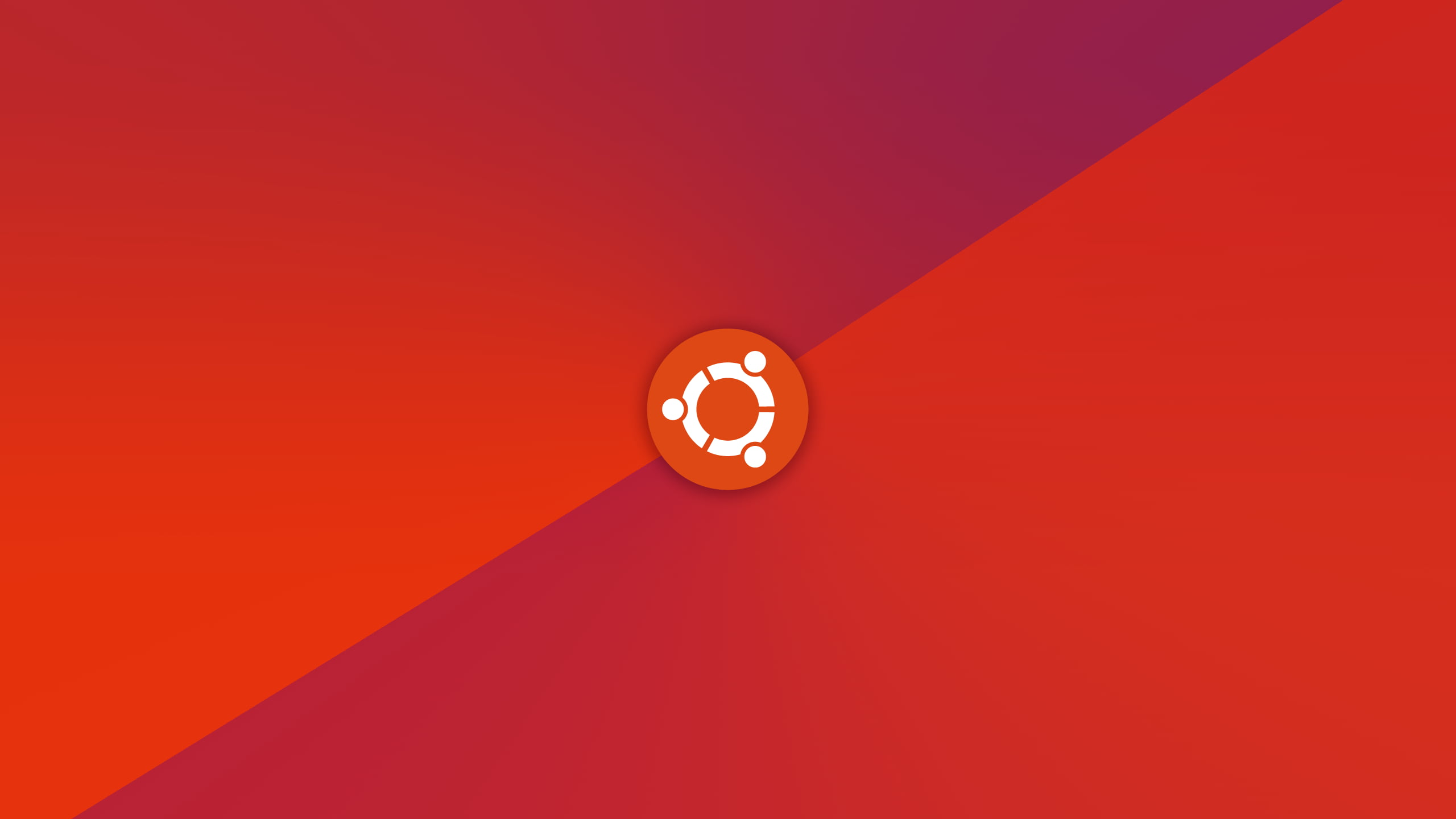 Ubuntu logo, operating system, red, no people, colored background