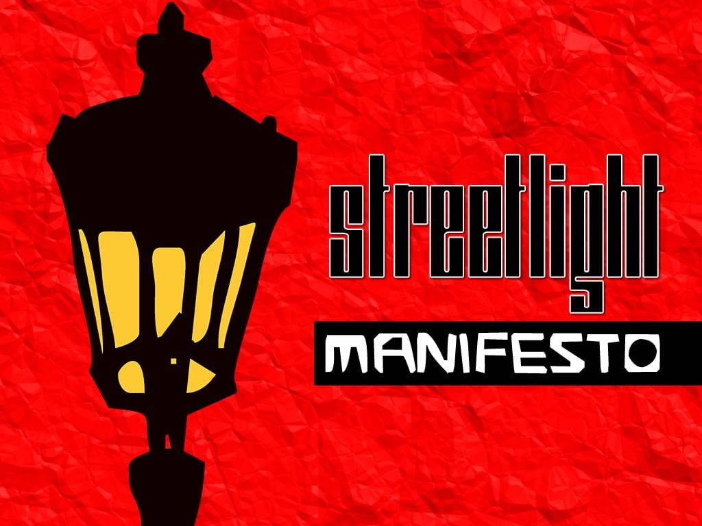 Streetlight Manifesto, text, red, lighting equipment, western script