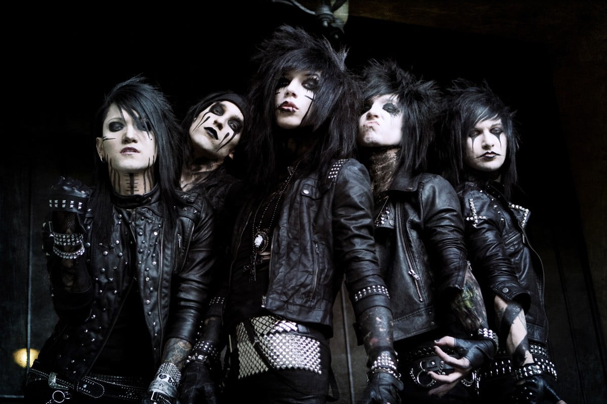 Black Veil Brides, young women, young adult, group of people