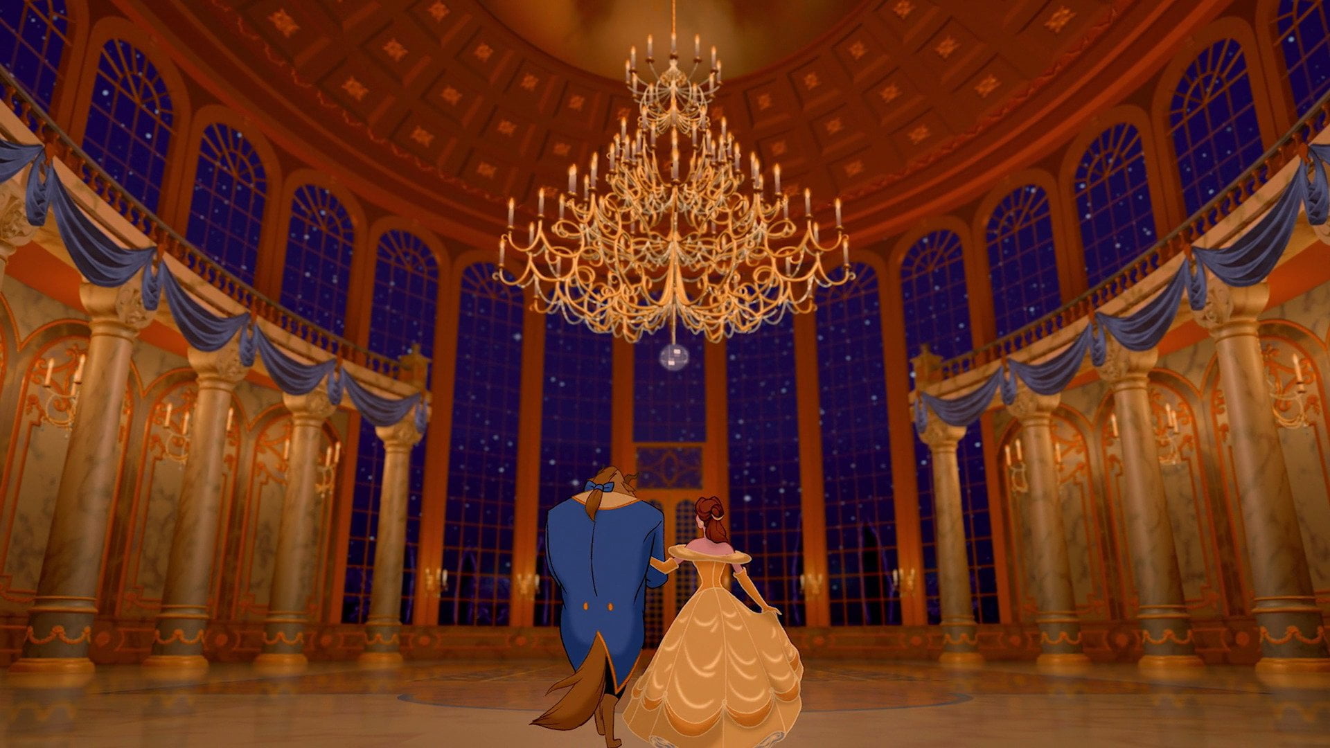 Beauty And The Beast, Cartoon, Disney, indoors, one person