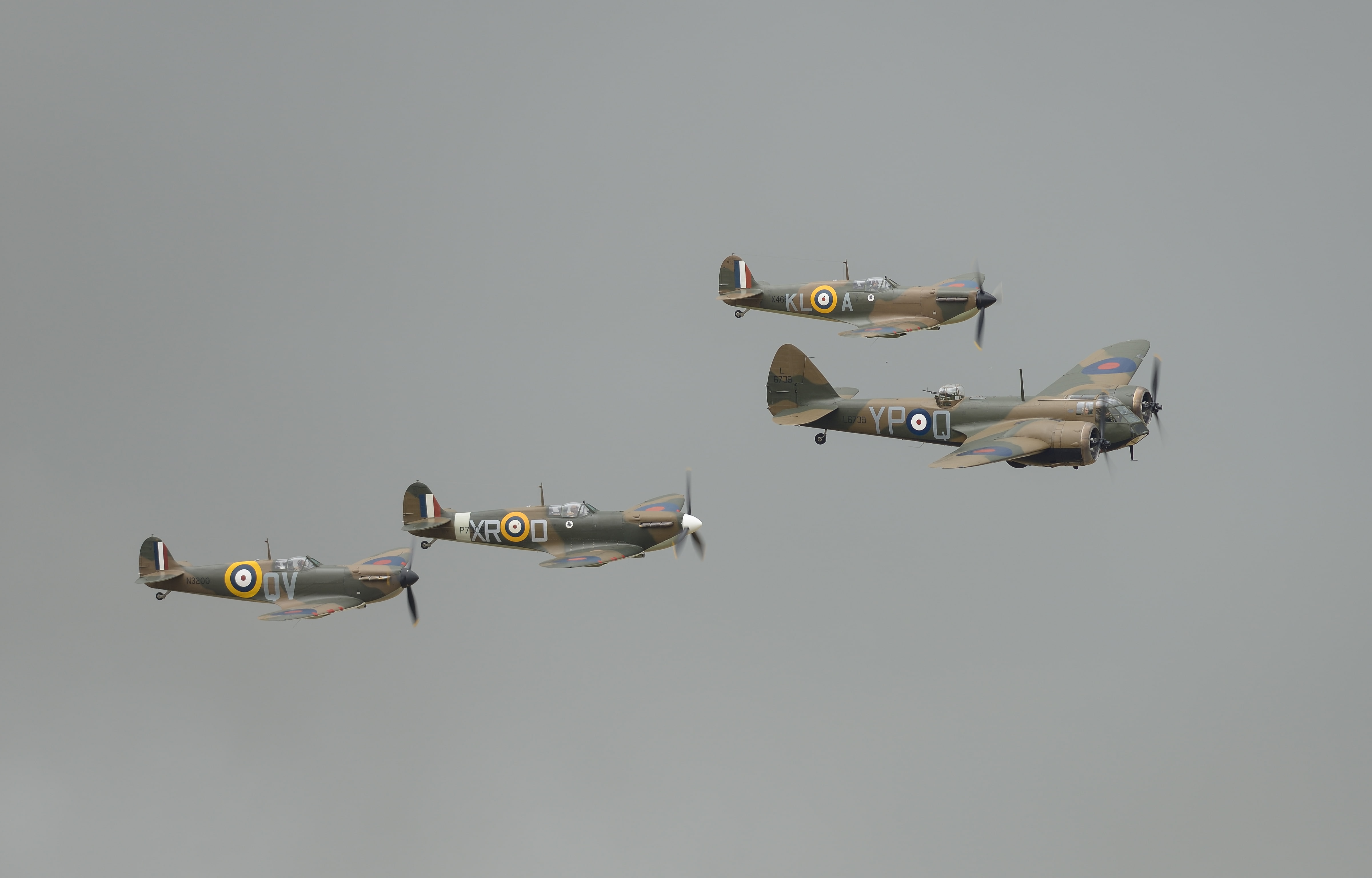 the sky, flight, The British, militants, Supermarine Spitfire Mk I