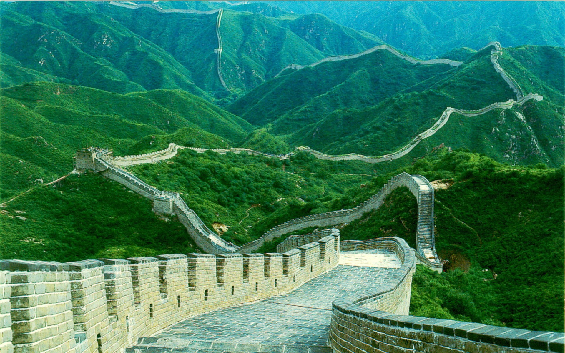 Great Wall of China, hills, architecture, mountain, built structure