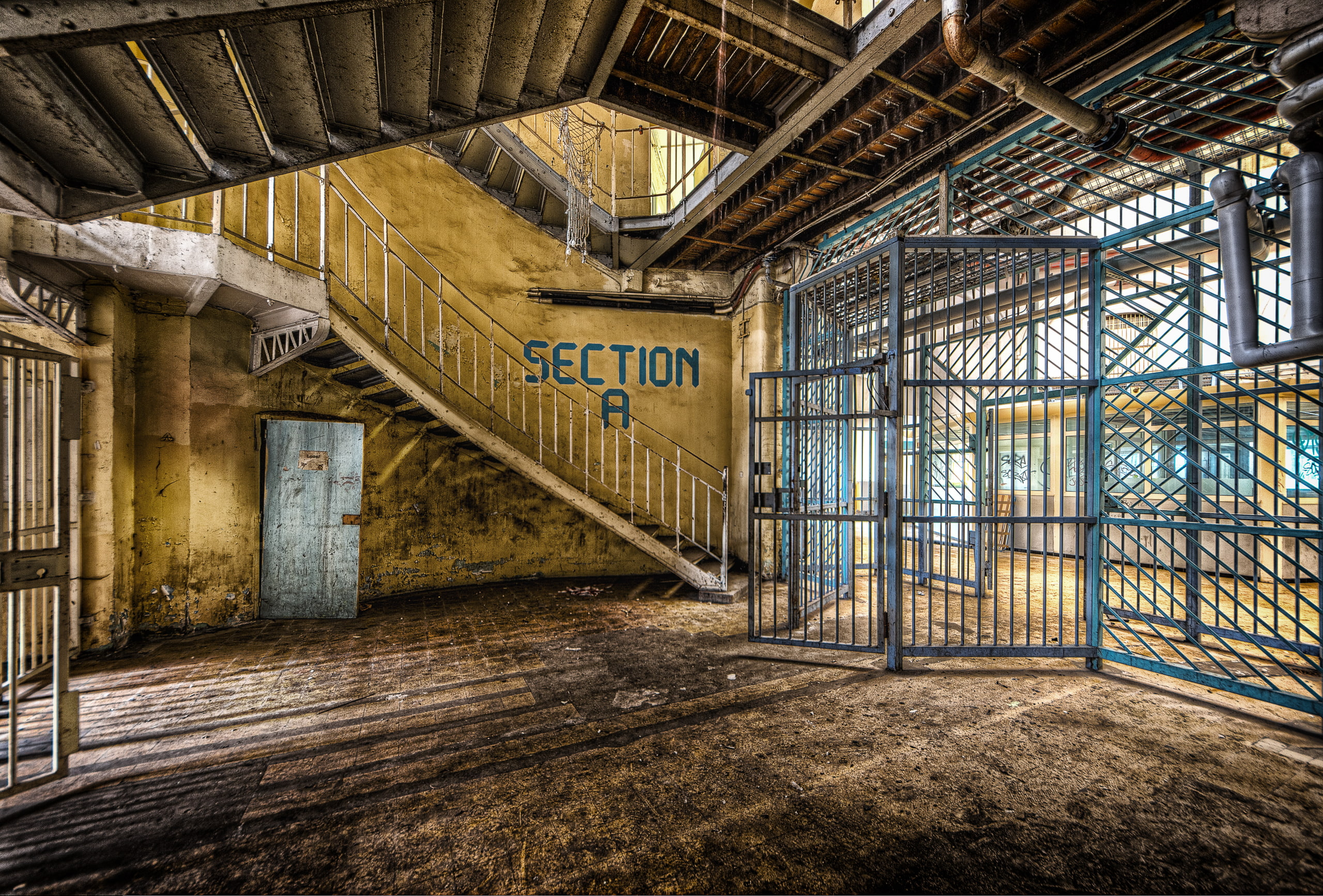 interior, camera, prison
