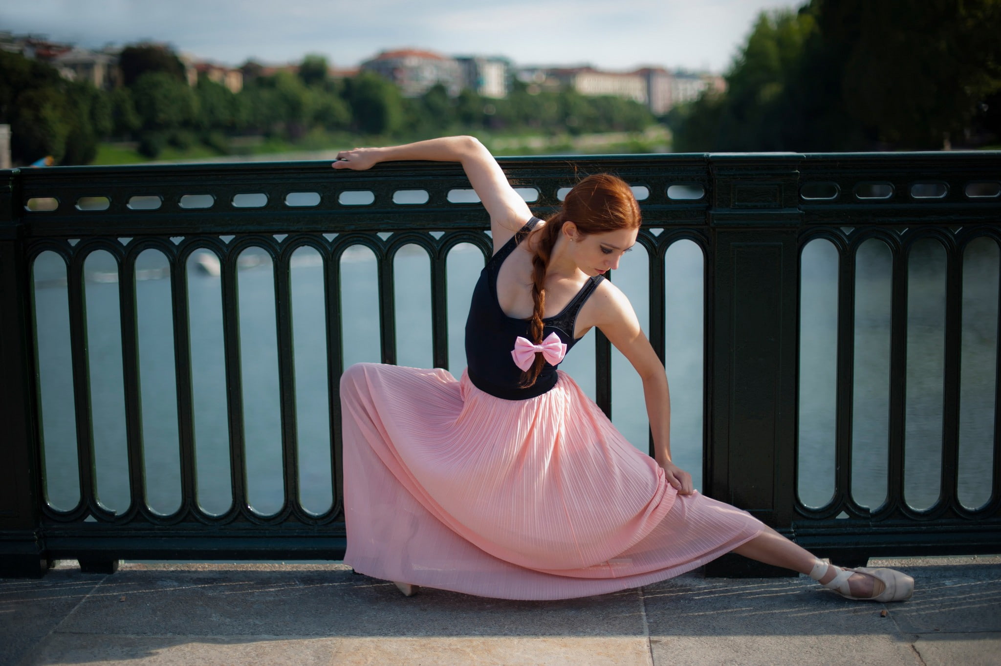 Free Download Hd Wallpaper Ballerina Women Redhead Wallpaper Flare