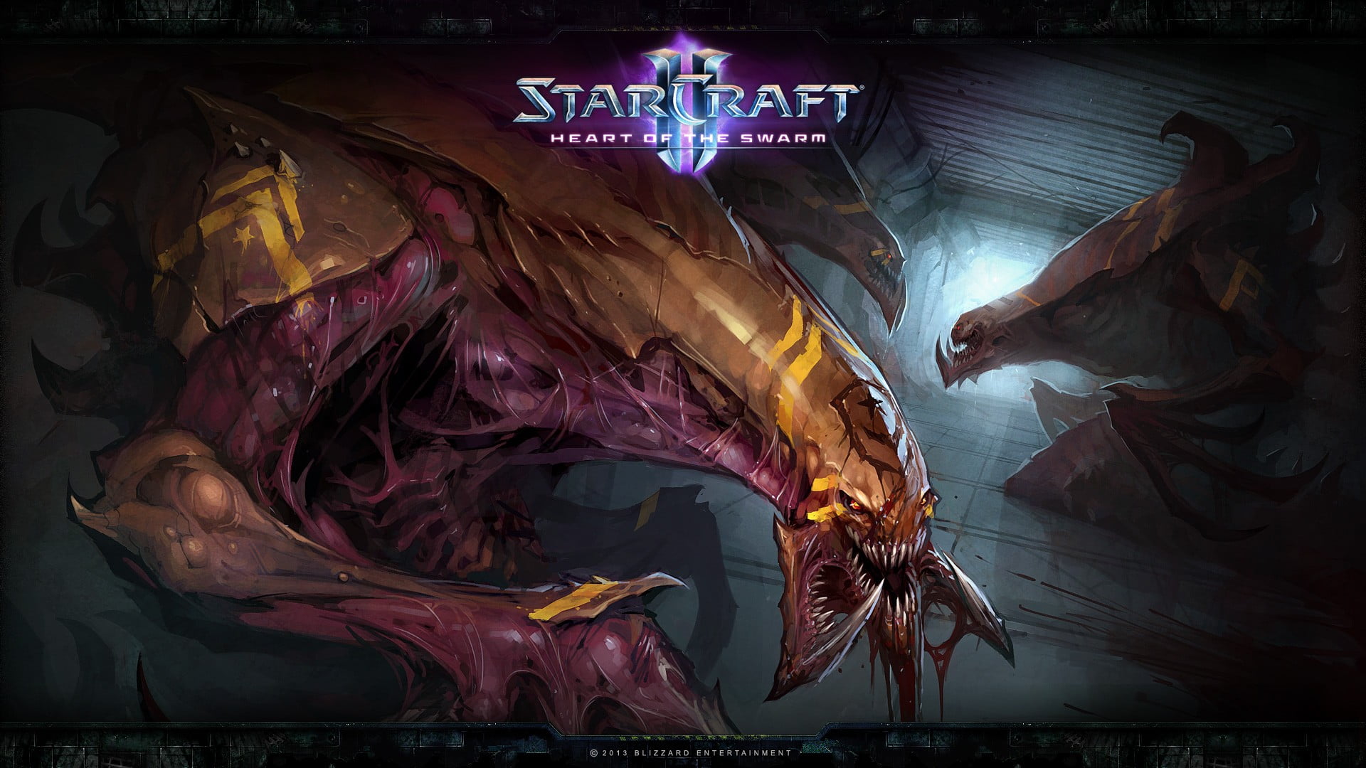 Star Craft Heart digital wallpaper, Starcraft II, no people, representation