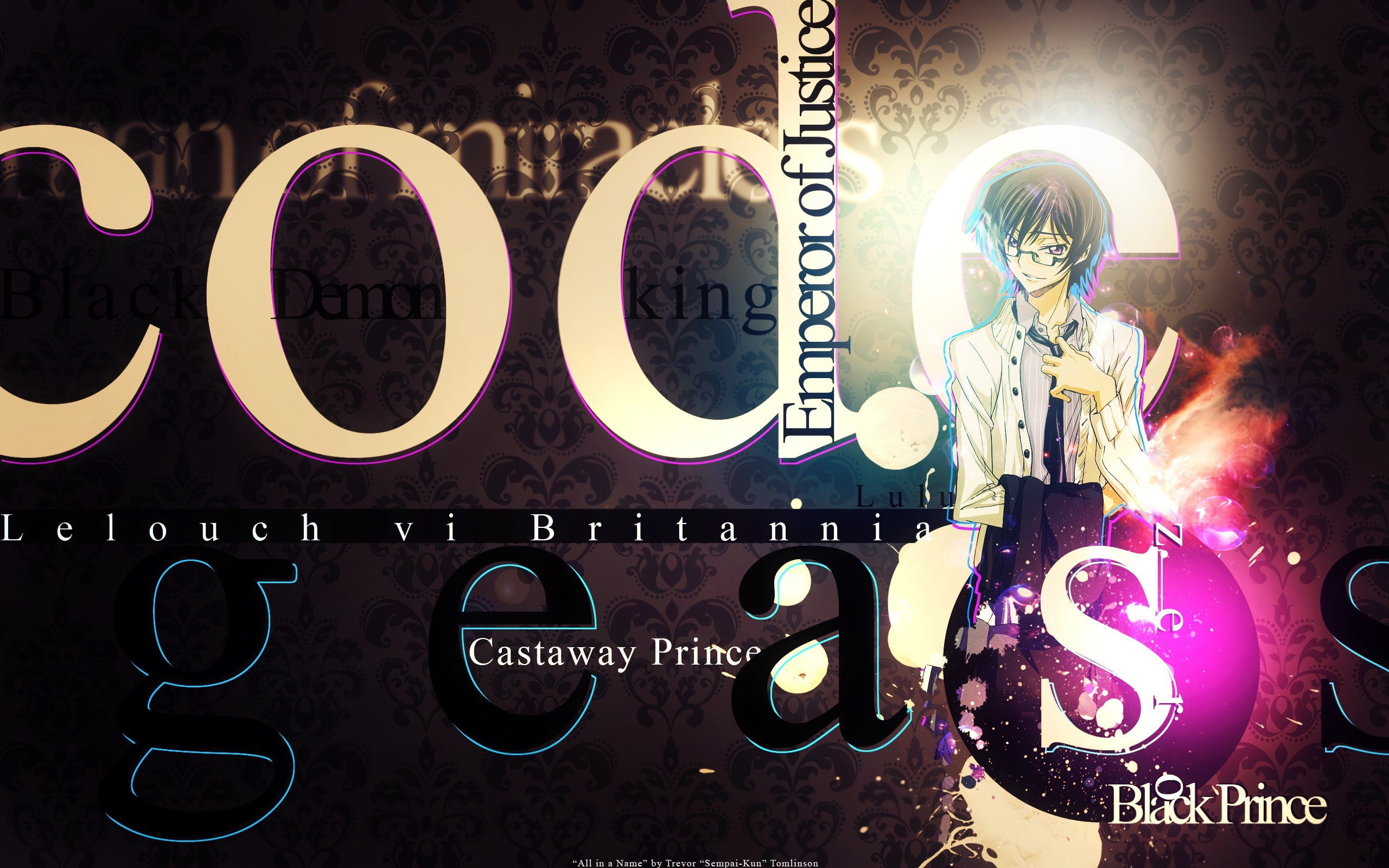 code geass, text, communication, illuminated, night, western script