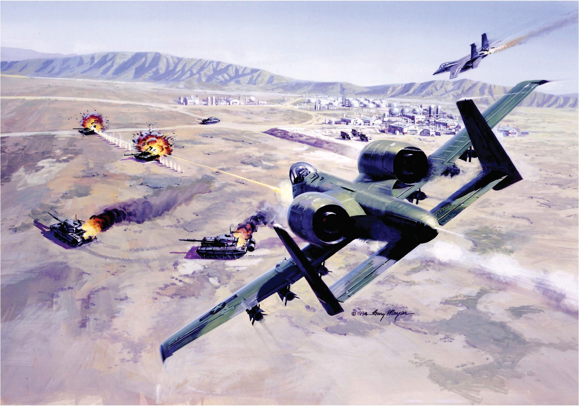 aircraft, war, battle, air force, Fairchild Republic A-10 Thunderbolt II