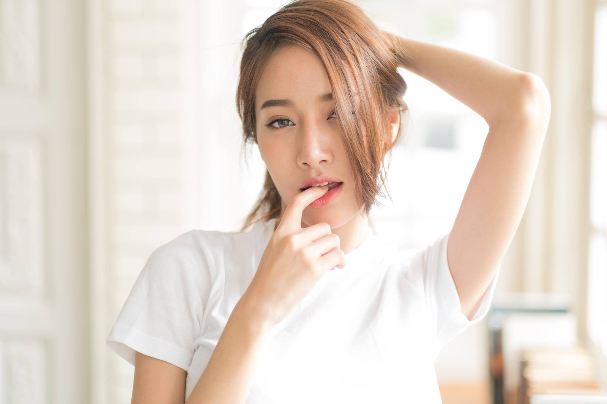 Pichana Yoosuk, model, Asian, Thai, Cup-E, brunette, women