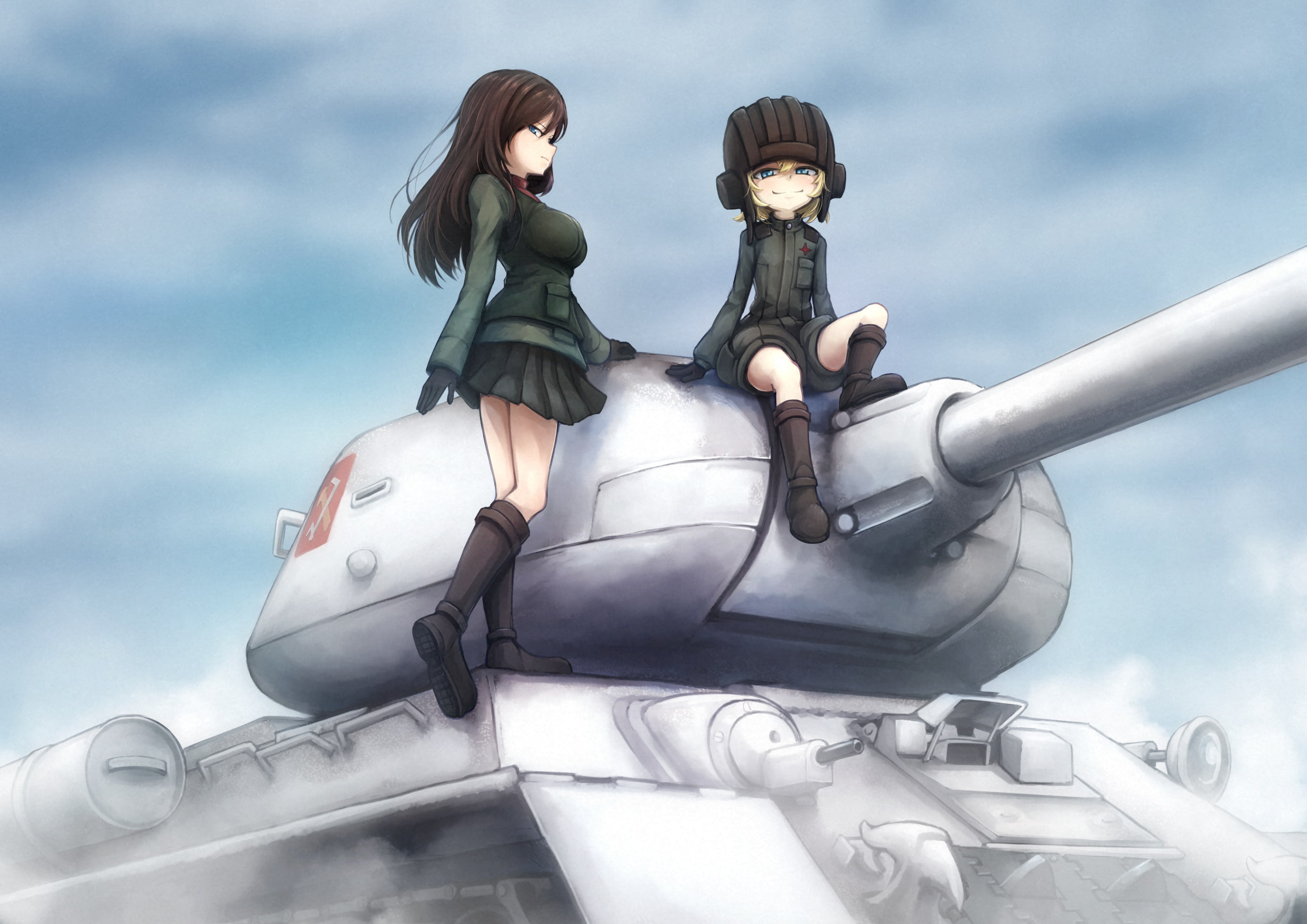 Katyusha (Girls und Panzer), Nonna (Girls und Panzer), T-34-85