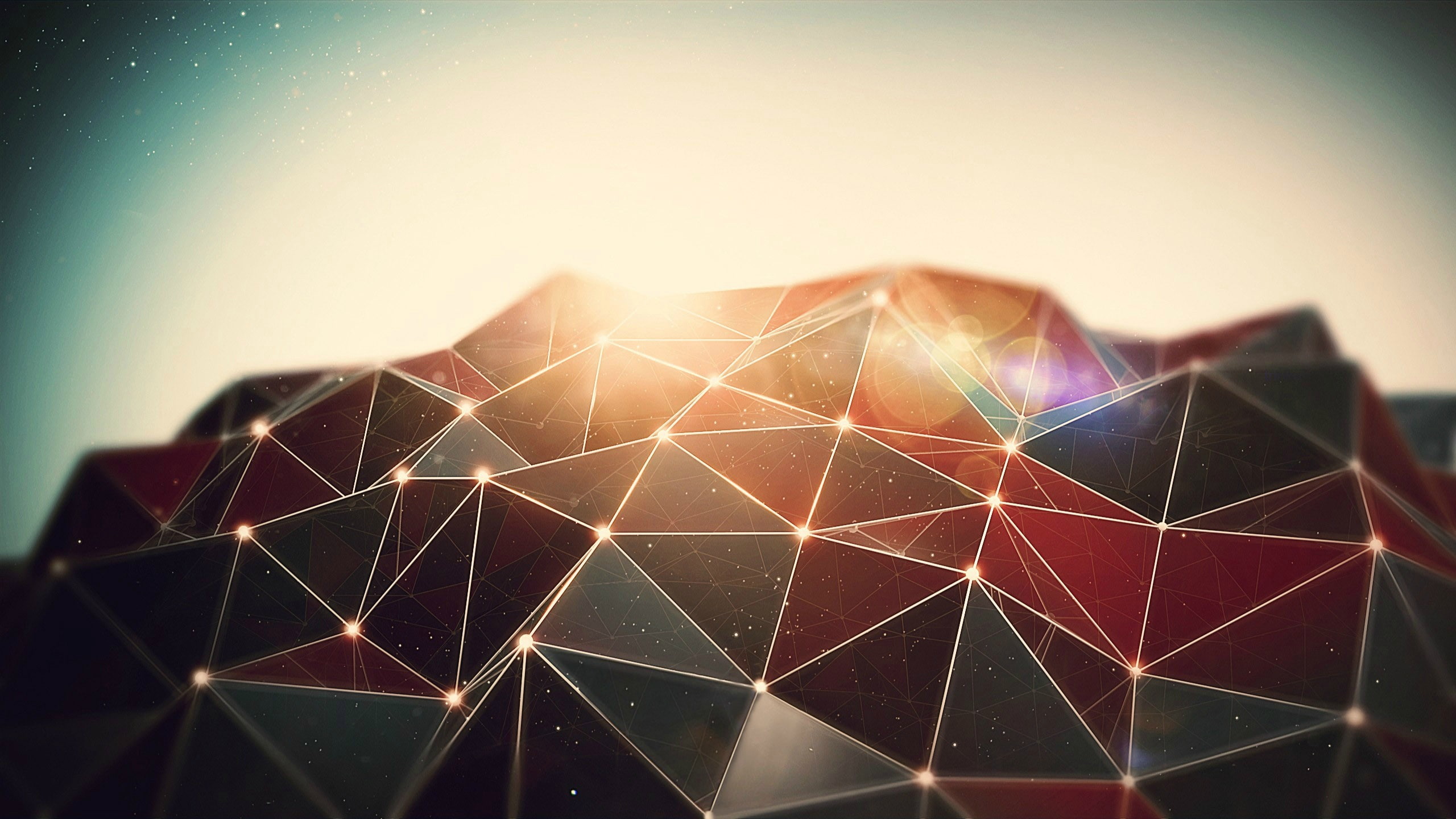 Render, CGI, Abstract, Lacza, Wireframes, Light