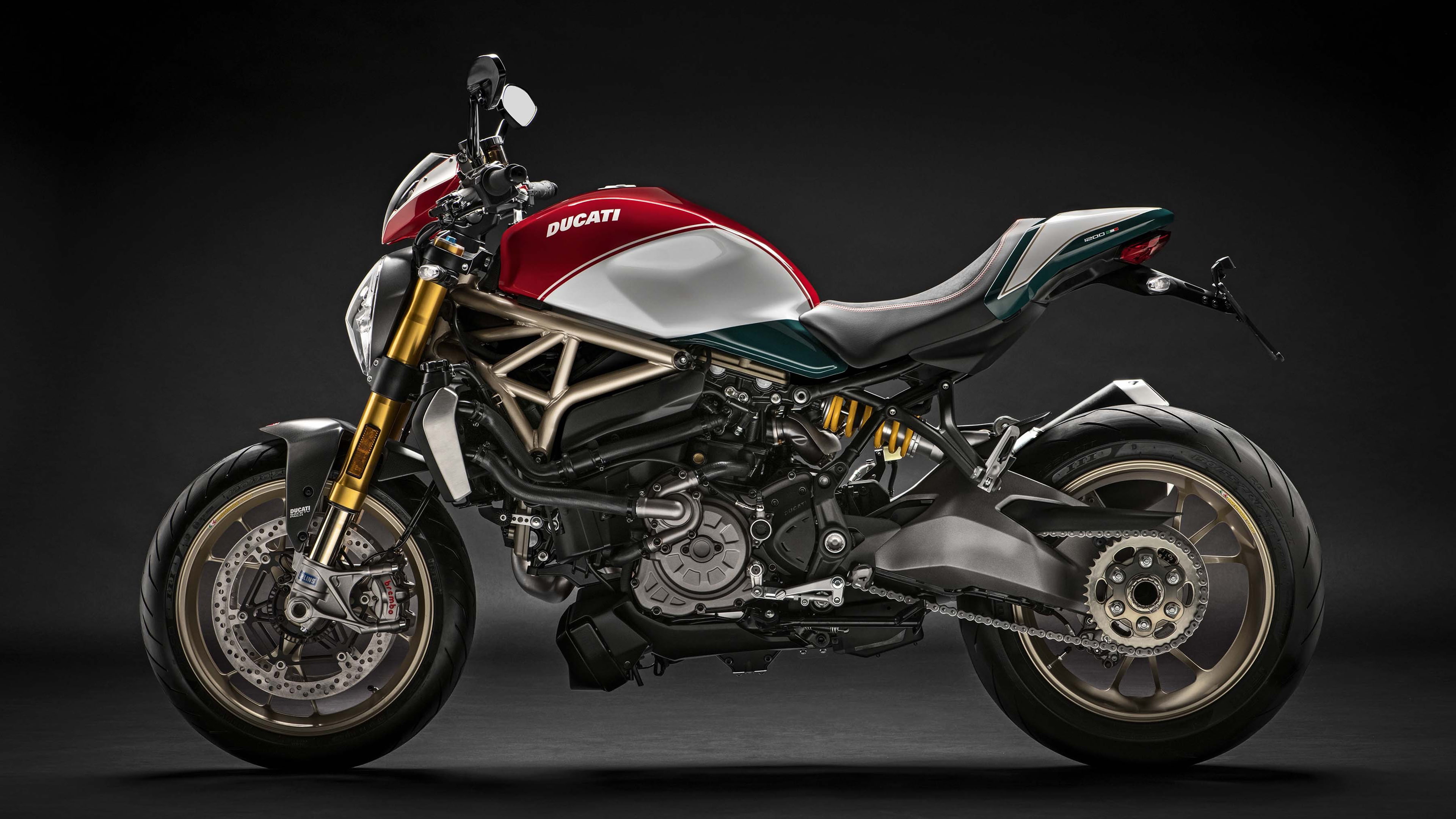 Ducati Monster 1200 25 Anniversario 2018 4K, motorcycle, transportation