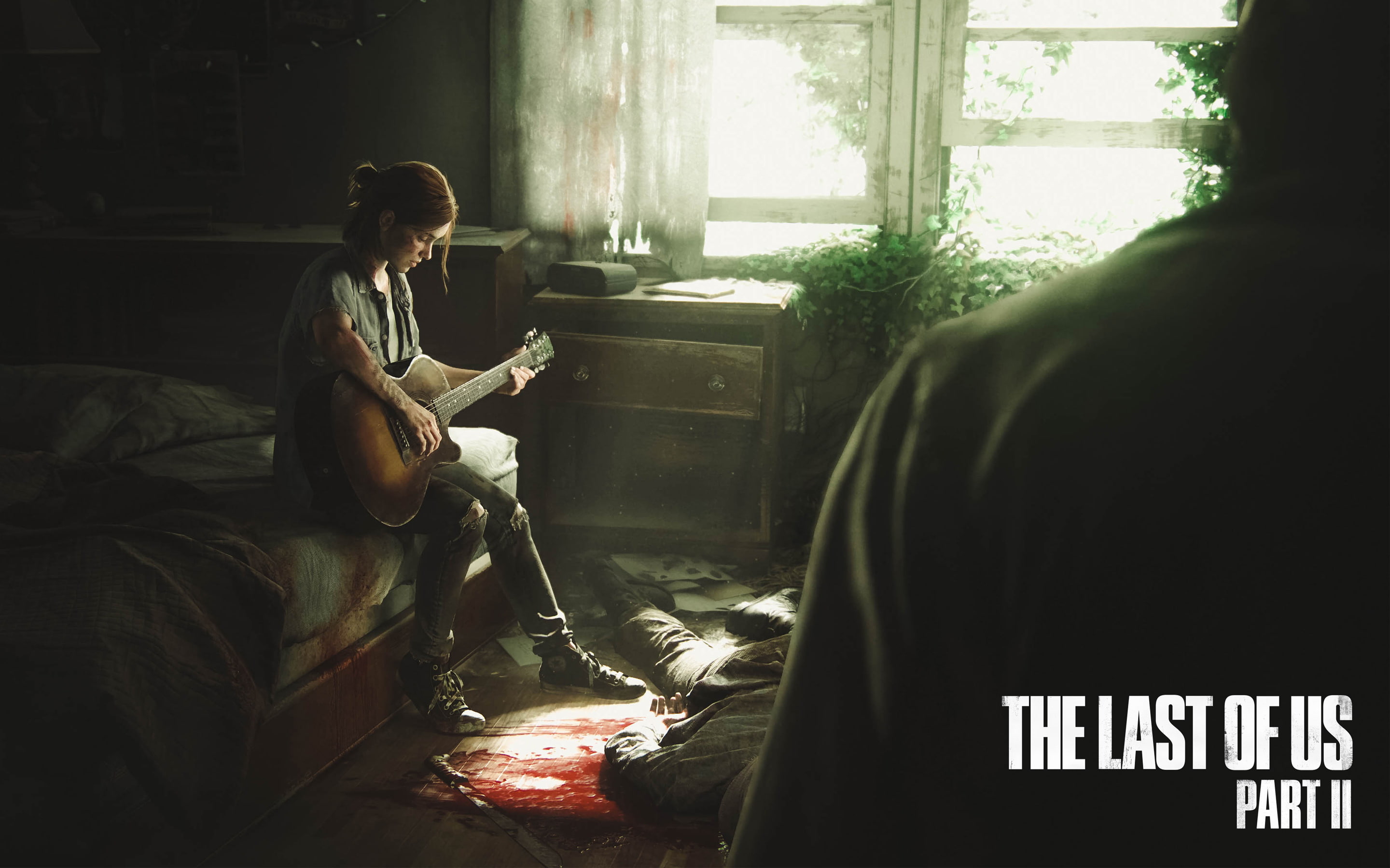 Free Download Hd Wallpaper The Last Of Us Part Ii Ellie 4k Indoors Real People Sitting