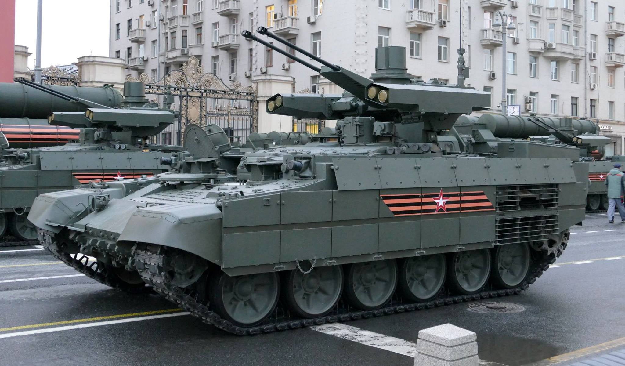 Moscow, Terminator, BMPT, the fighting vehicle of support of tanks