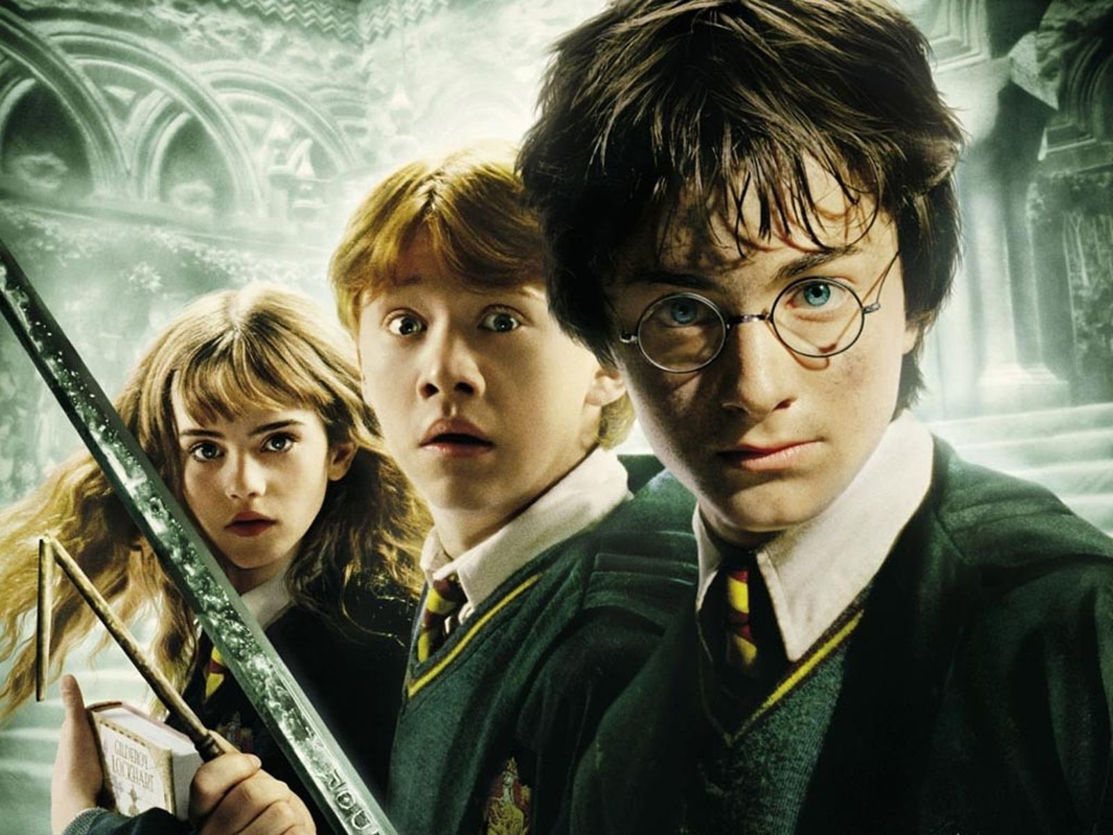 Harry potter and the chamber of secrets, Ronald weasley, Hermione granger