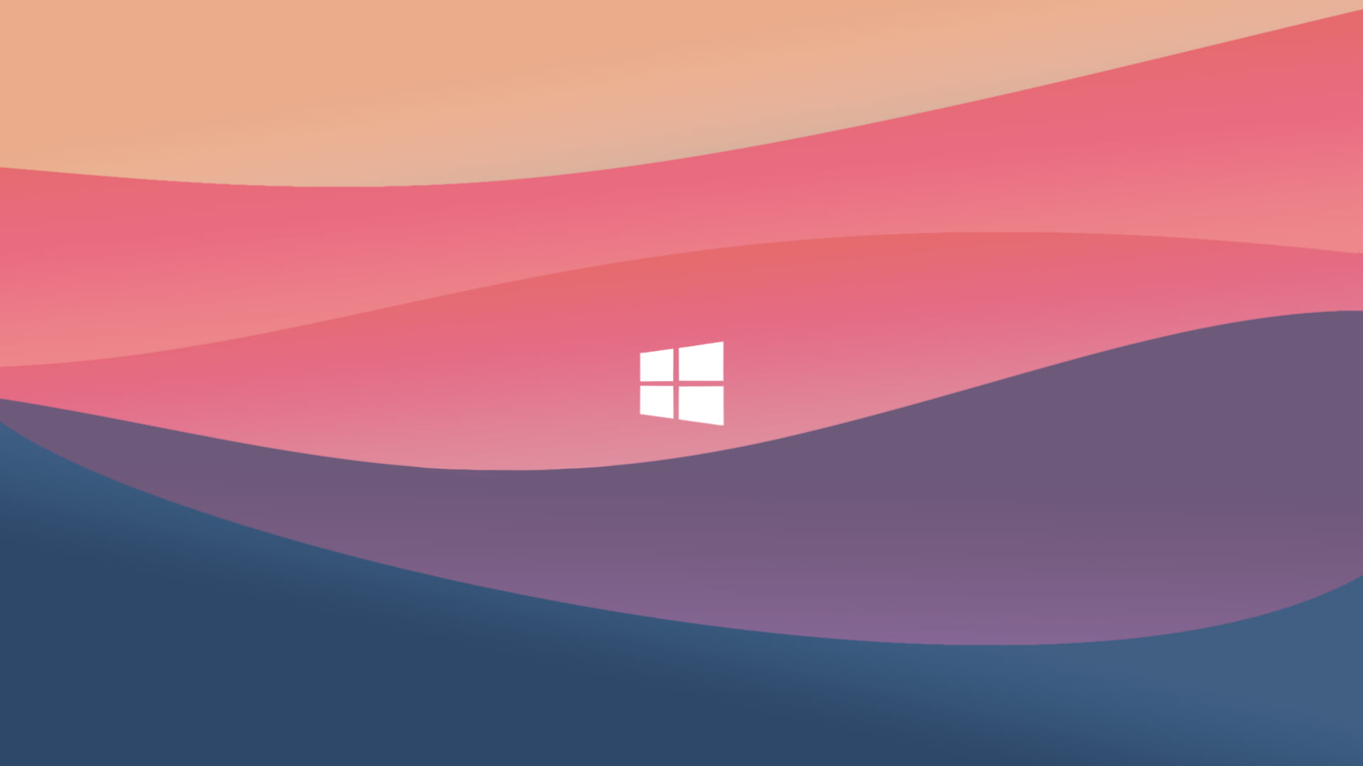 minimalism, colorful, Windows 10, logo, gradient