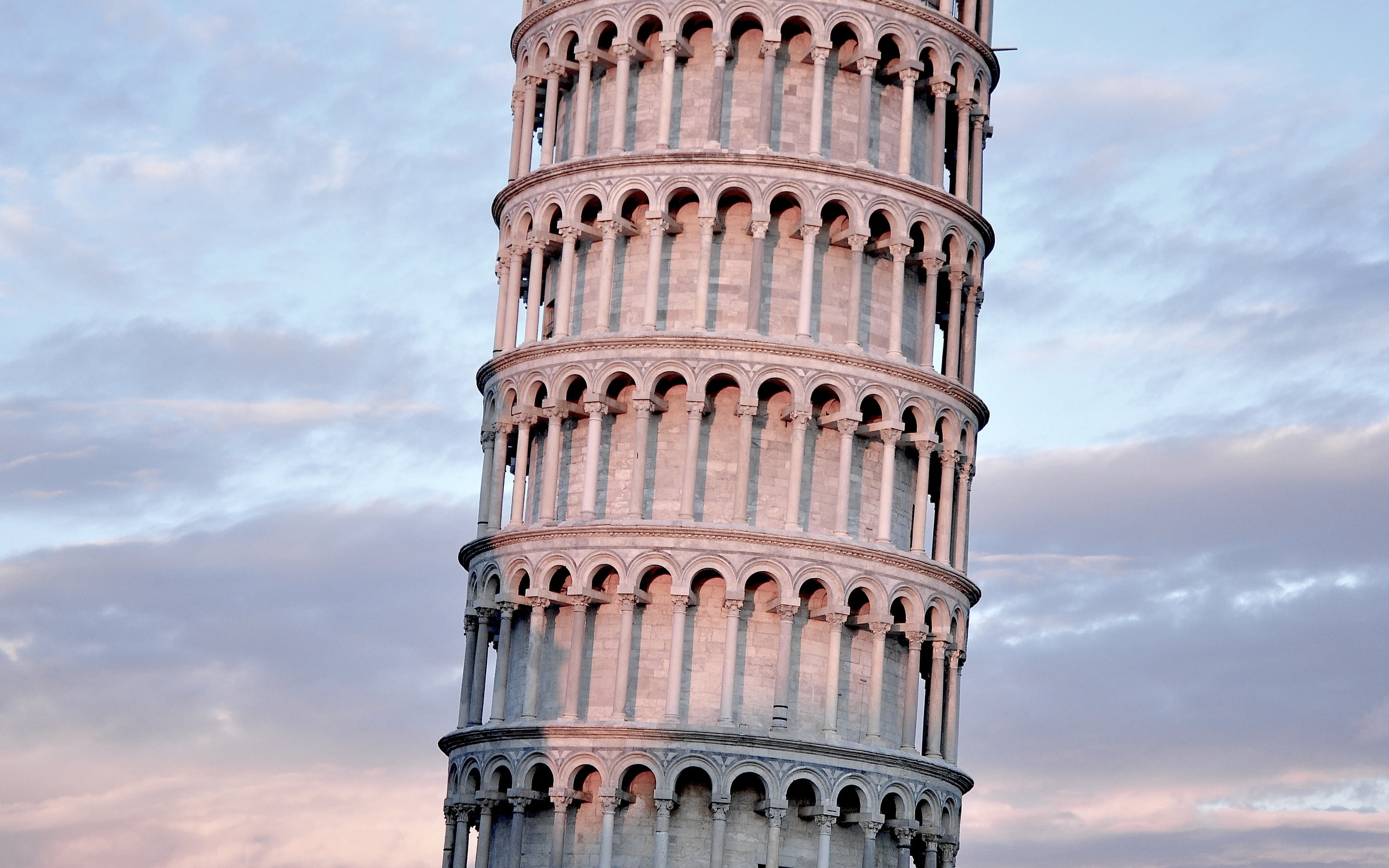 leaning tower of pisa, touristic, tower, italian, architecture
